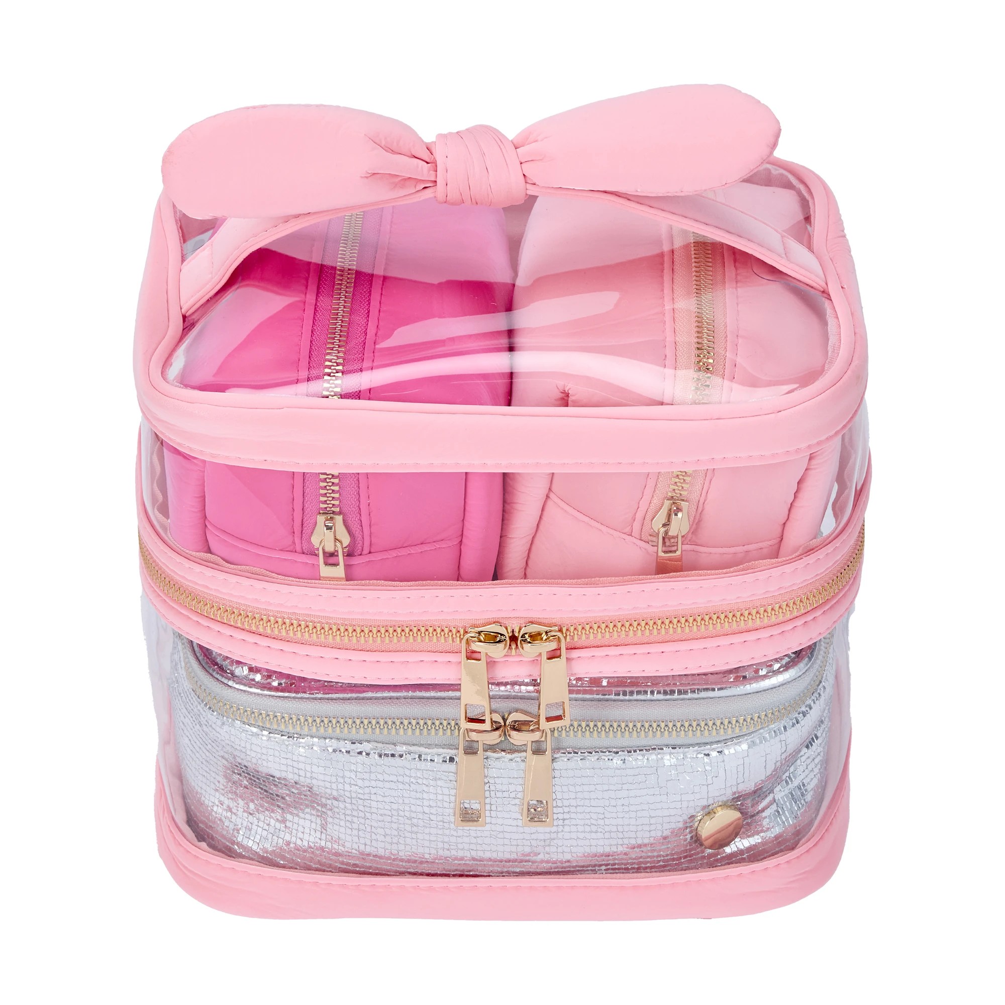 1 OXX Cosmetics 4 Piece Cosmetic Bag Set - Bright Vibes, 1 of 8