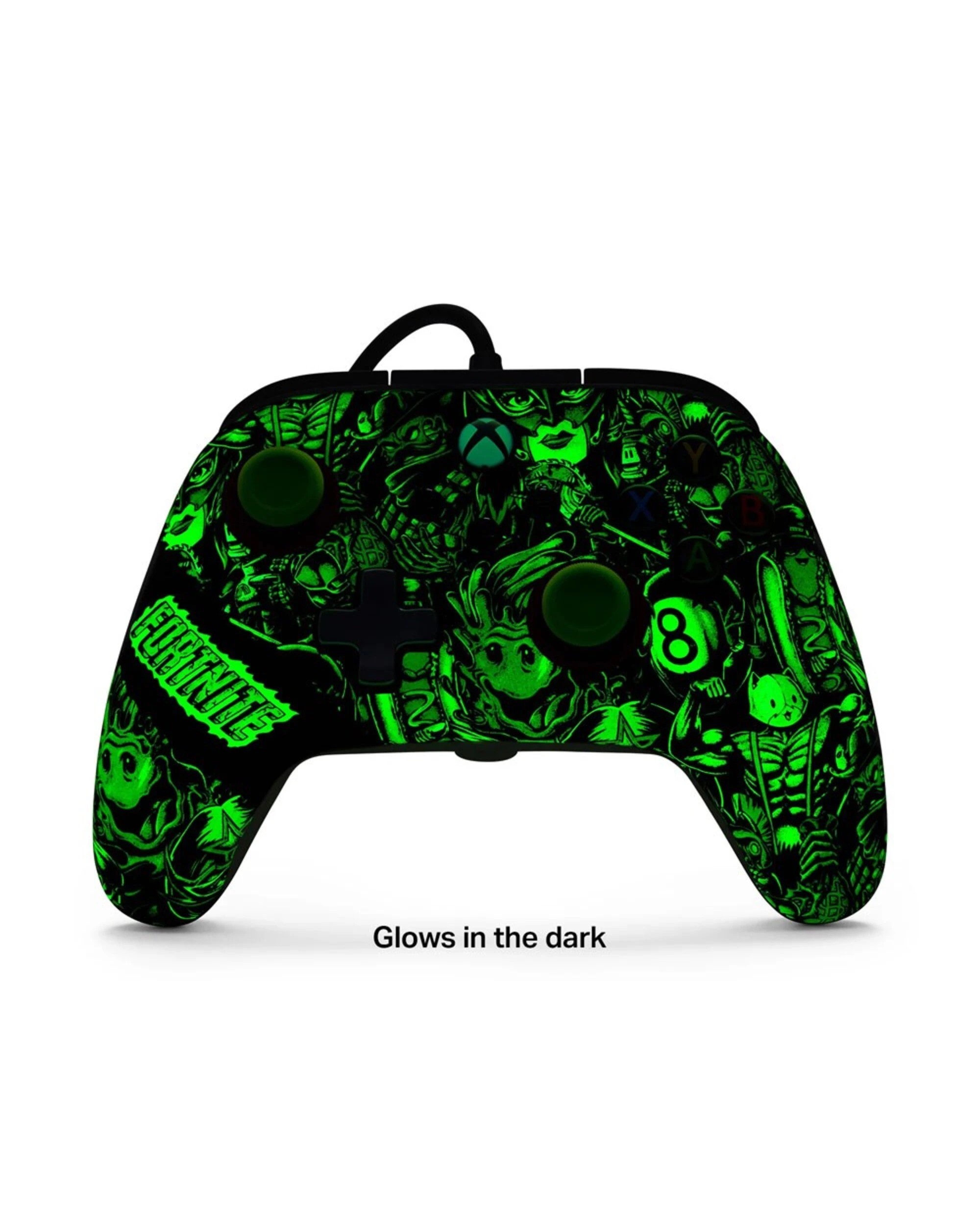 3 PowerA - Advantage Wired Controller for Xbox Series X|S - Fortnite Glow - Multi, 3 of 5