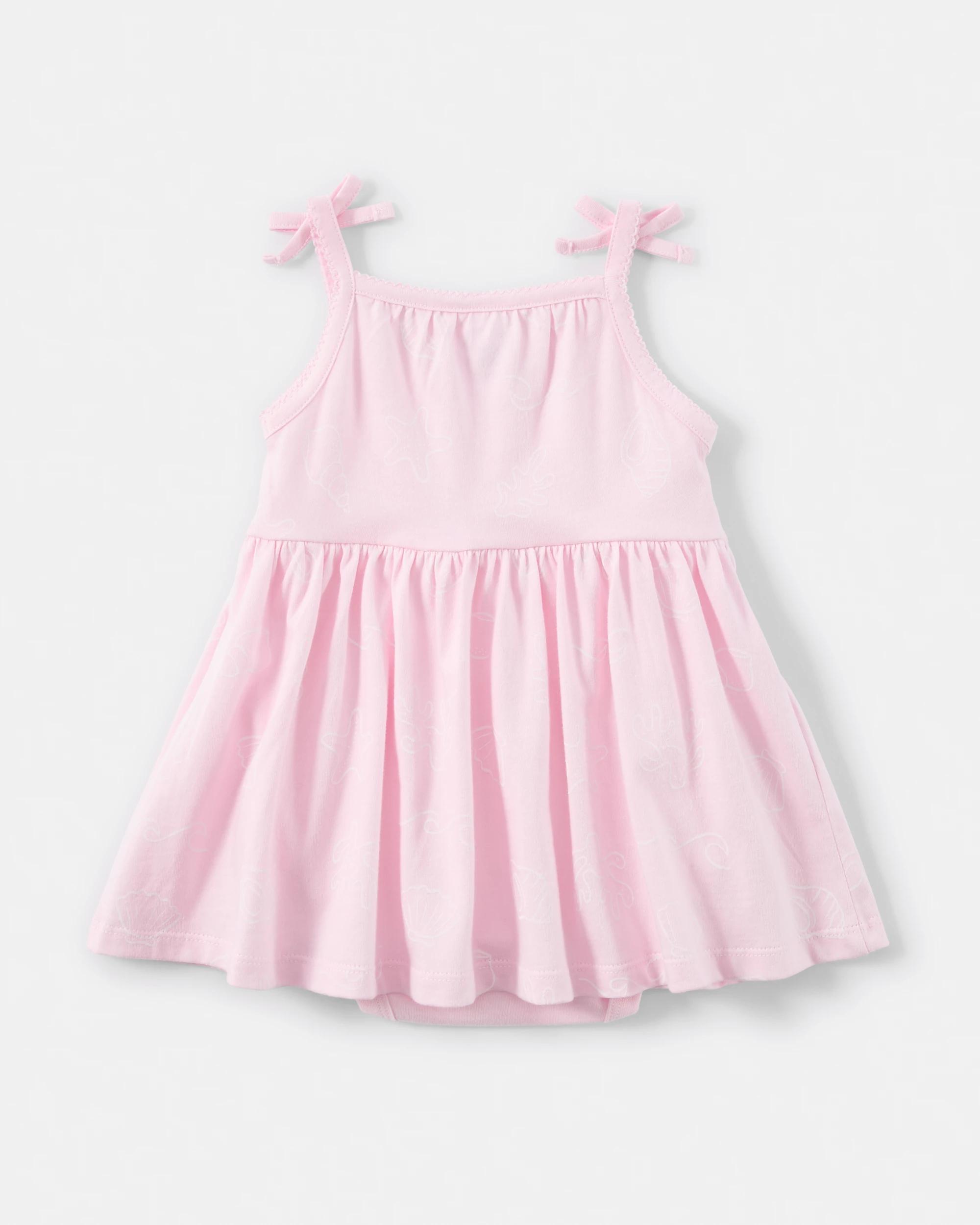 2 Strappy Bodysuit Dress PINK SHELLS, 2 of 3
