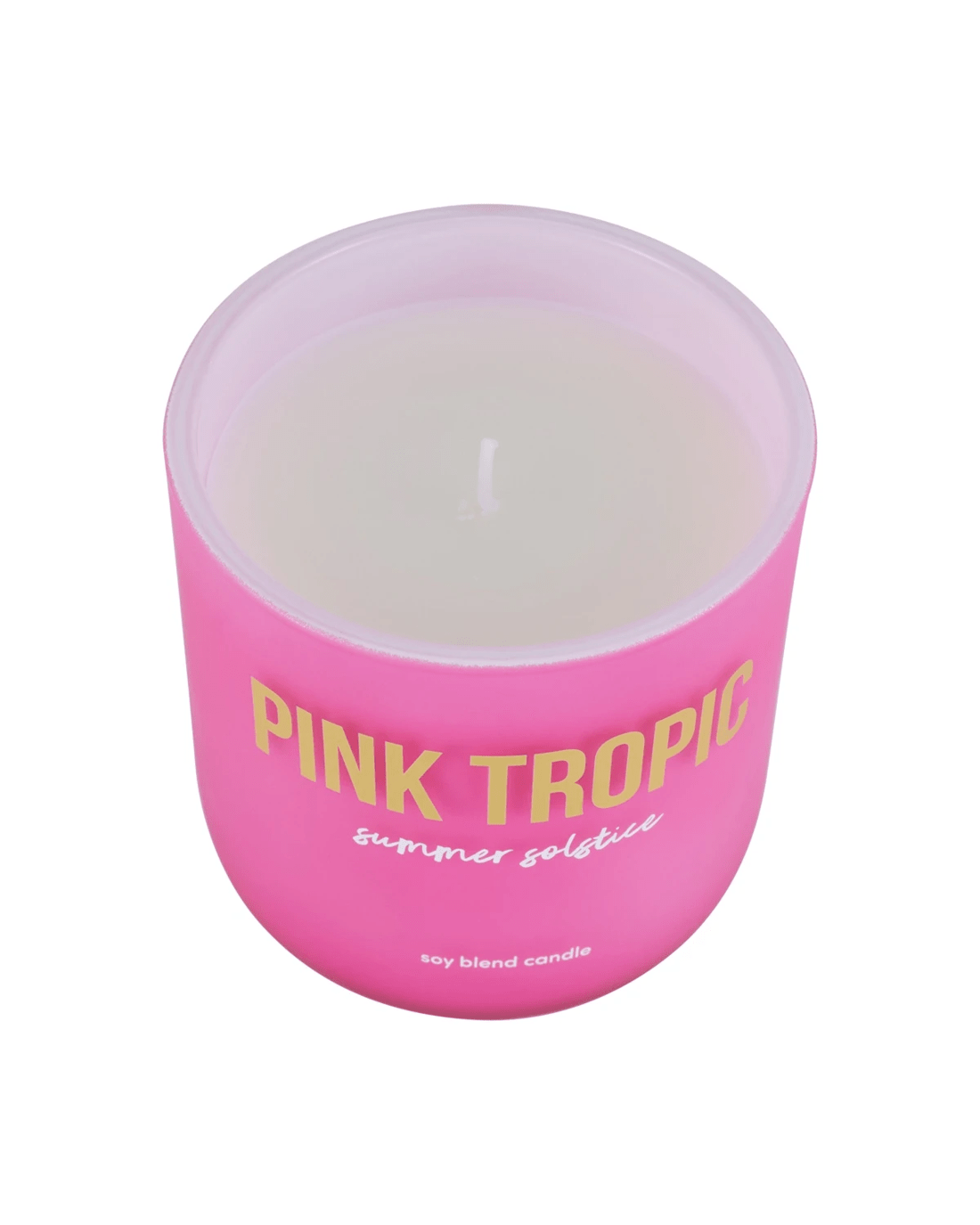 2 Pink Tropic Summer Solstice Soy Blend Fragrant Candle, 2 of 4
