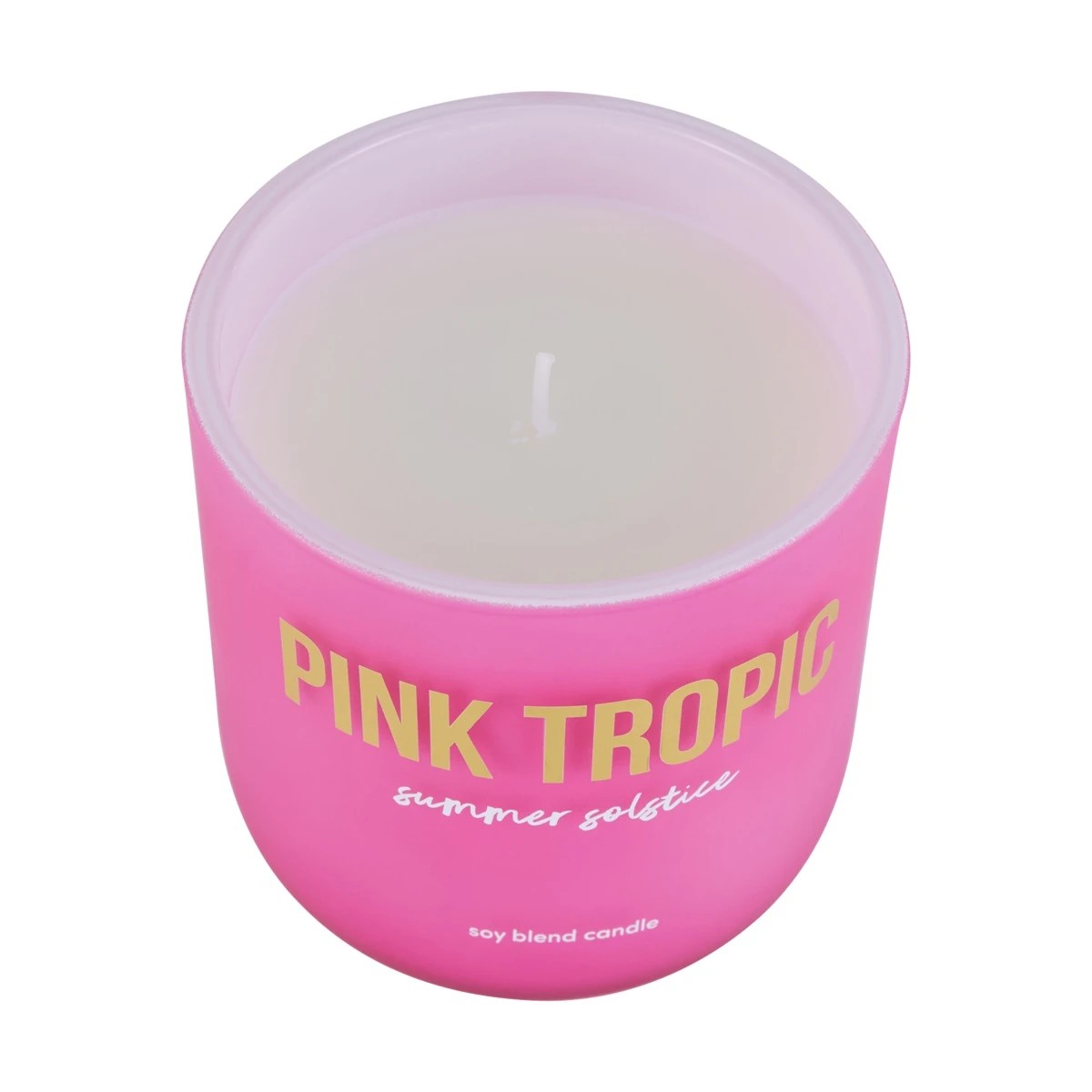 2 Pink Tropic Summer Solstice Soy Blend Fragrant Candle, 2 of 4