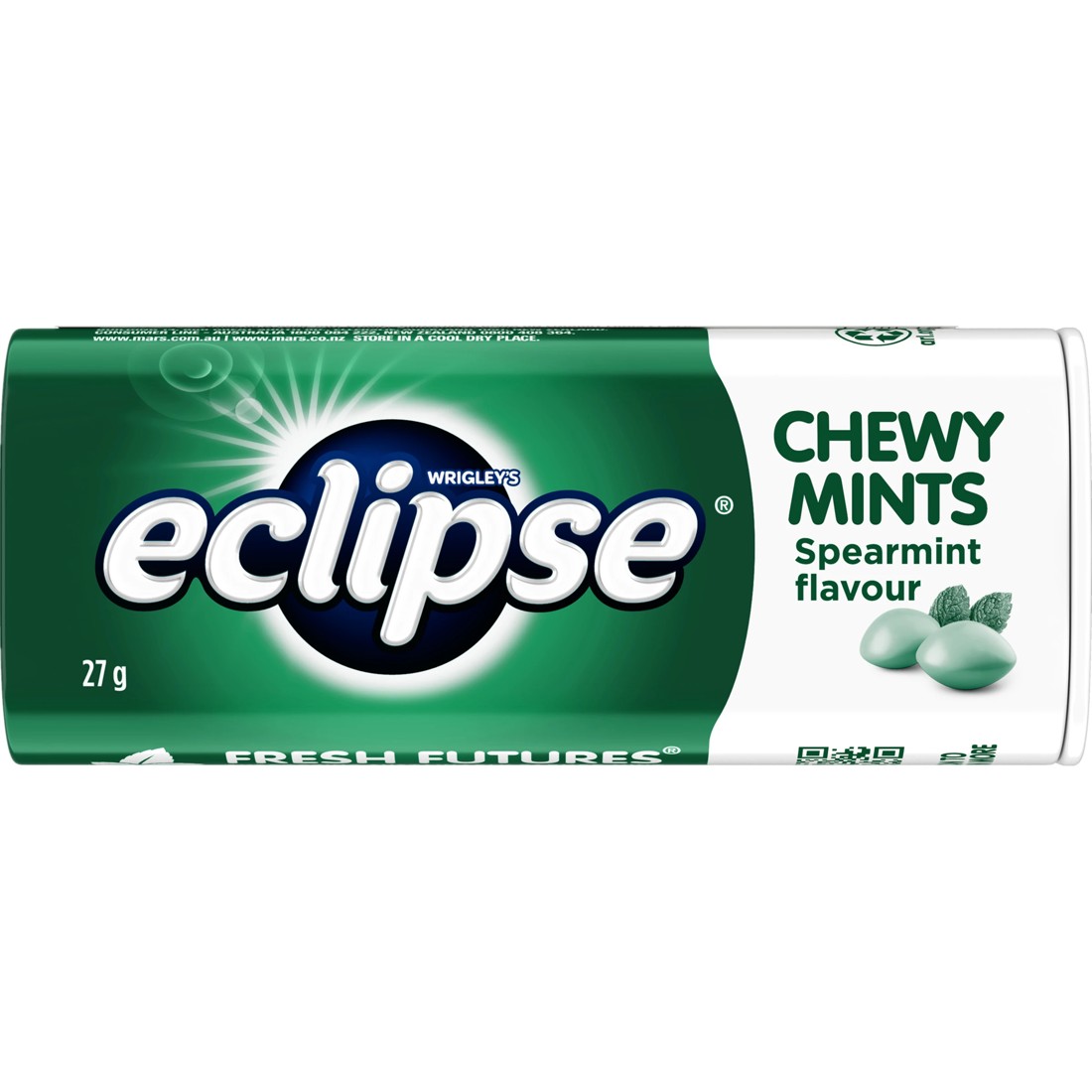 1 Wrigley's Eclipse Chewy Spearmint Mints 27g, 1 of 5