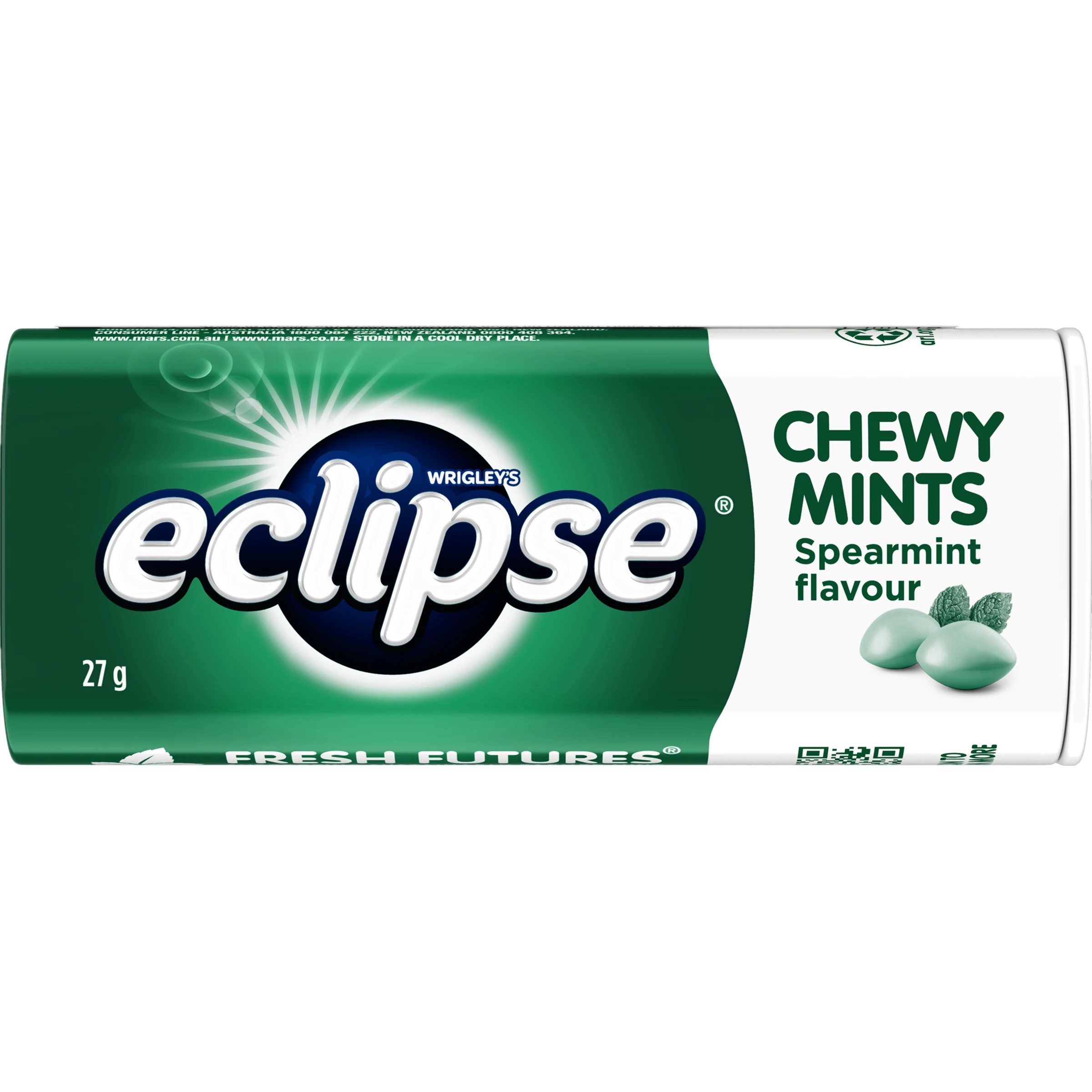1 Wrigley's Eclipse Chewy Spearmint Mints 27g, 1 of 5
