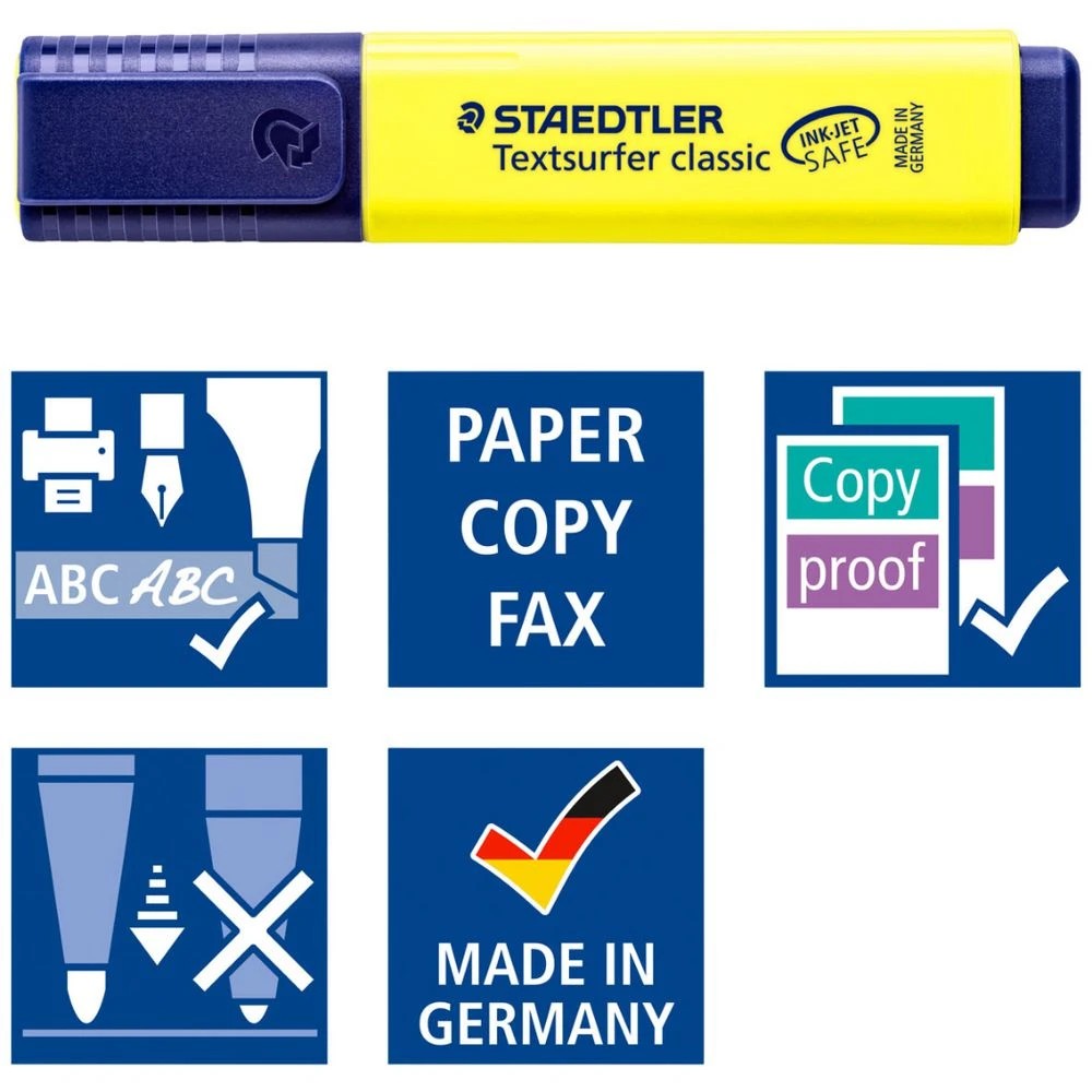 6 Staedtler Textsurfer Highlighter Assorted 20 Pack, 6 of 7