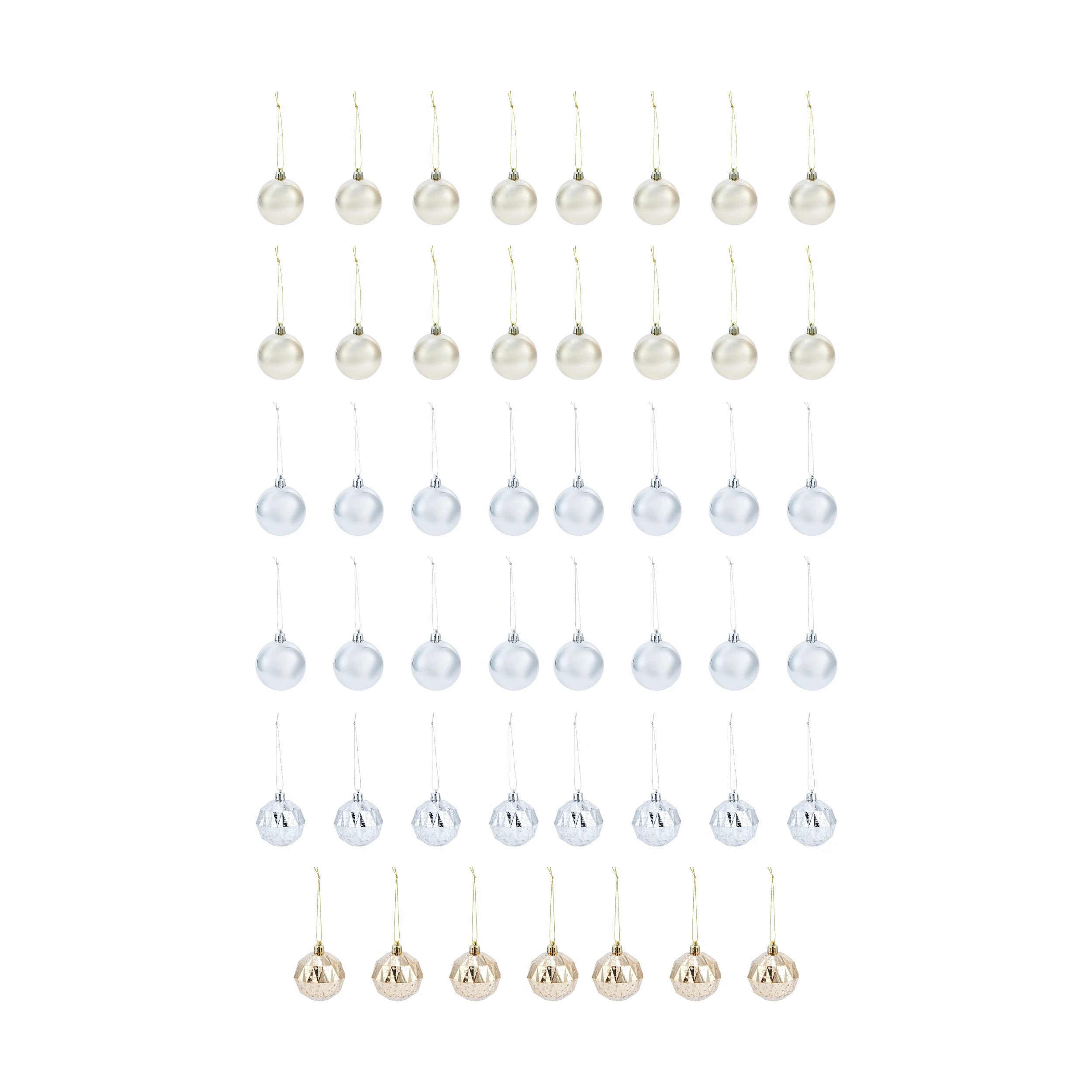 2 47 Pack 6cm Luxury Baubles, 2 of 8