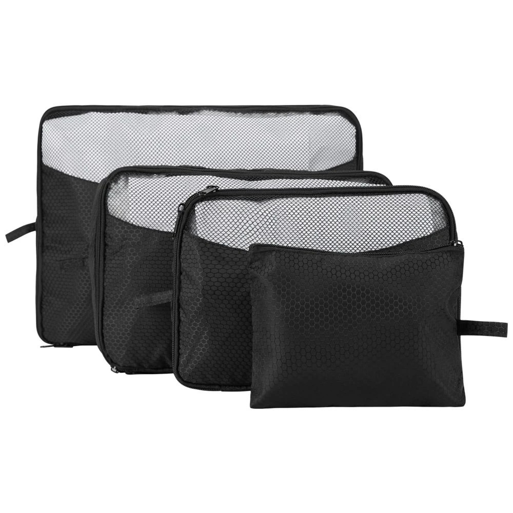 1 J.Burrows Packing Cubes 3 Pack Black, 1 of 7