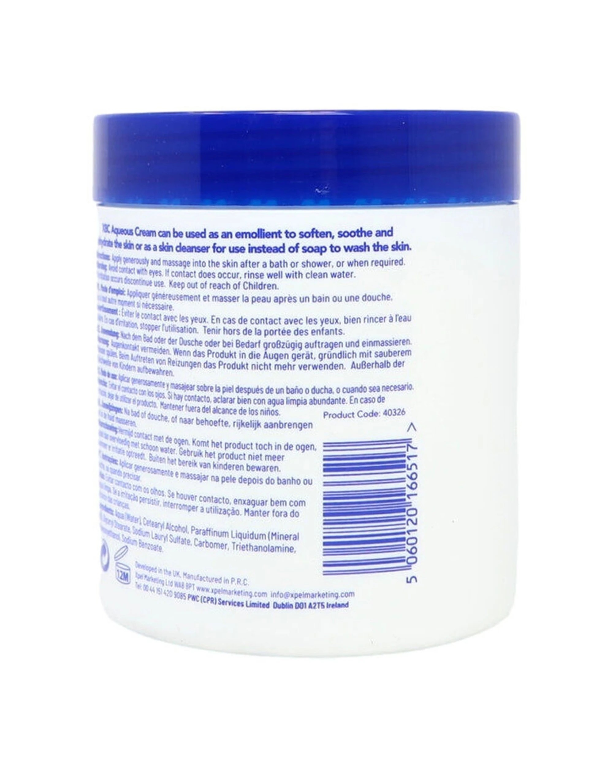 3 Xbc 12PK Aquenous Moisturising Lotion Relief For Dry Skin Fragrance 500ml - White, 3 of 4