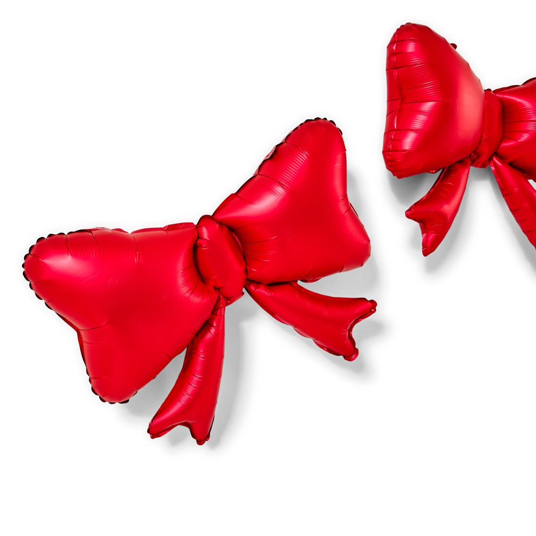 4 5 Piece Red Bow Foil Balloons, 4 of 8