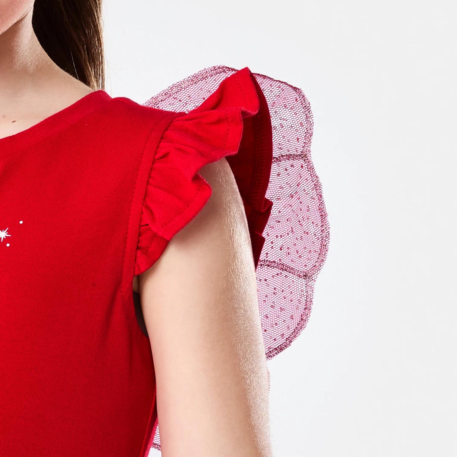 5 Christmas Tutu Dress RED REINDEER, 5 of 10