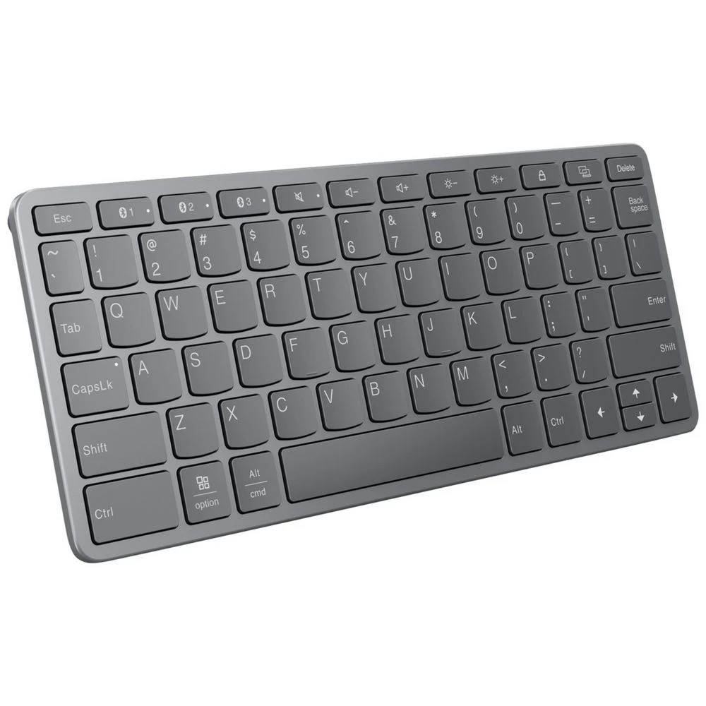 2 Lenovo Multi Device Wireless Keyboard Luna Grey, 2 of 10