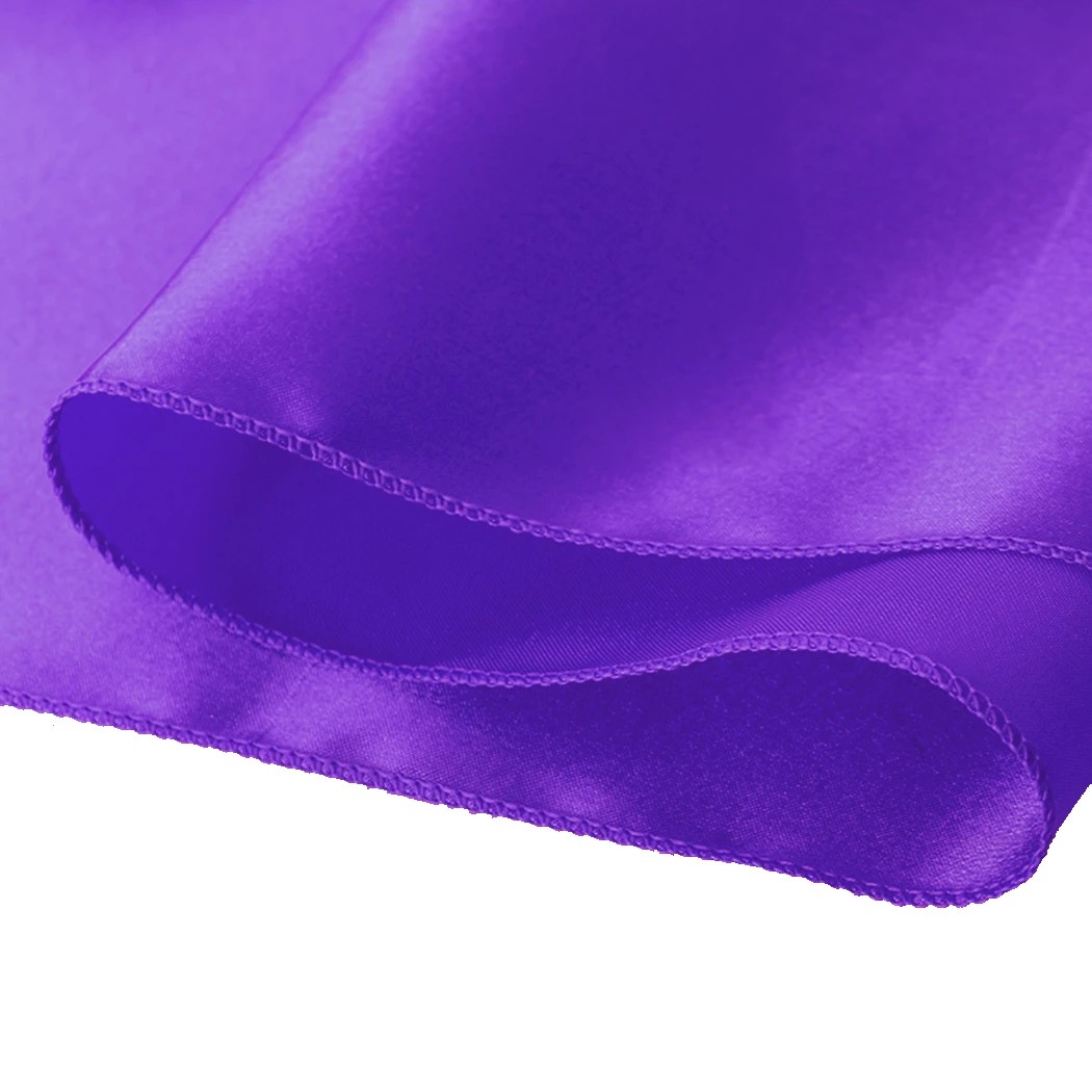 4 Traderight 20 Pcs Satin Chair Sashes - Purple, 4 of 7