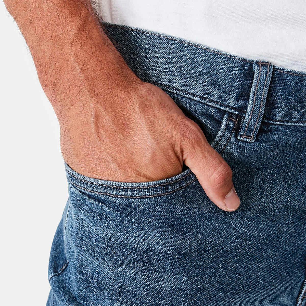 5 Slim Fit Stretch Jeans MID WASH, 5 of 5