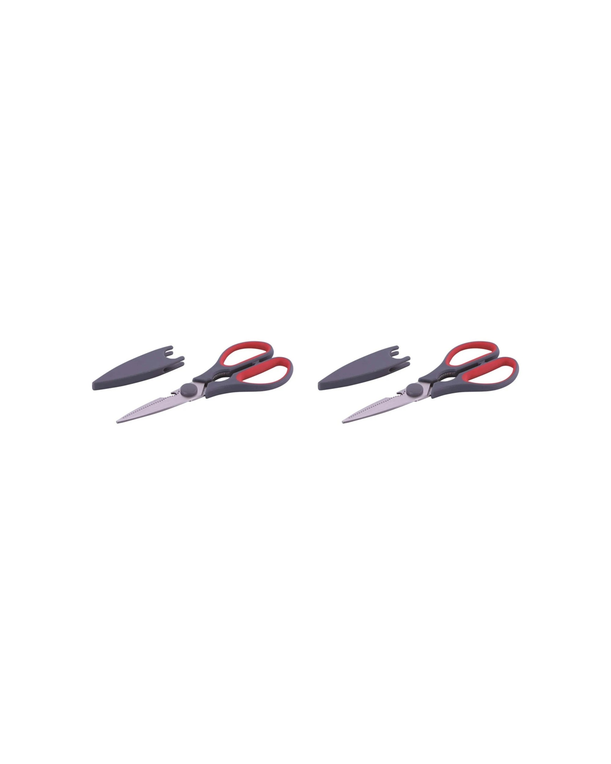 1 Avanti Dura 2PK Edge Stainless Steel Universal Kitchen Scissors with Sleeve - Multi, 1 of 2