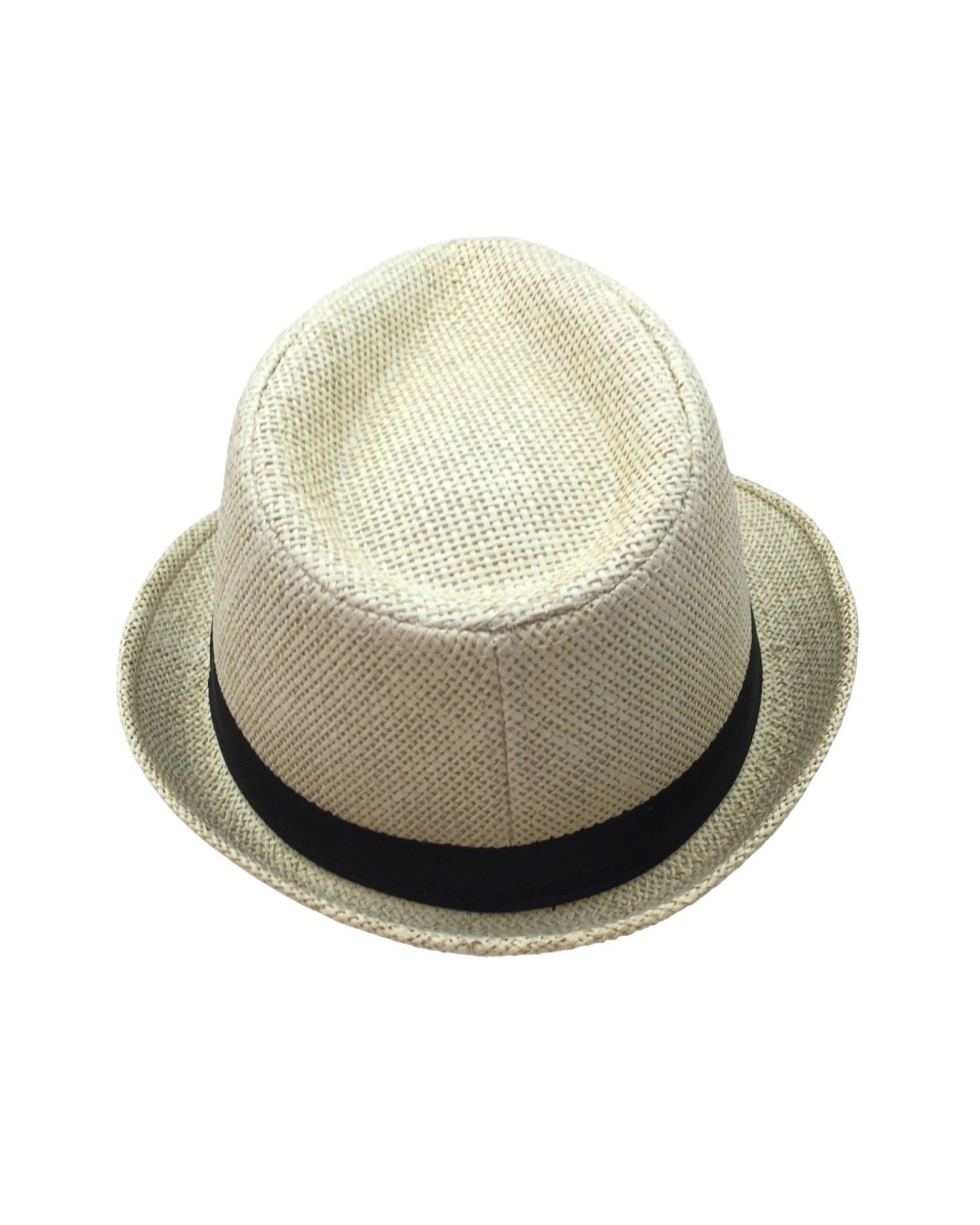 2 BR Costumes Paper Straw Fedora Hat for Parties and Costumes, 2 of 3