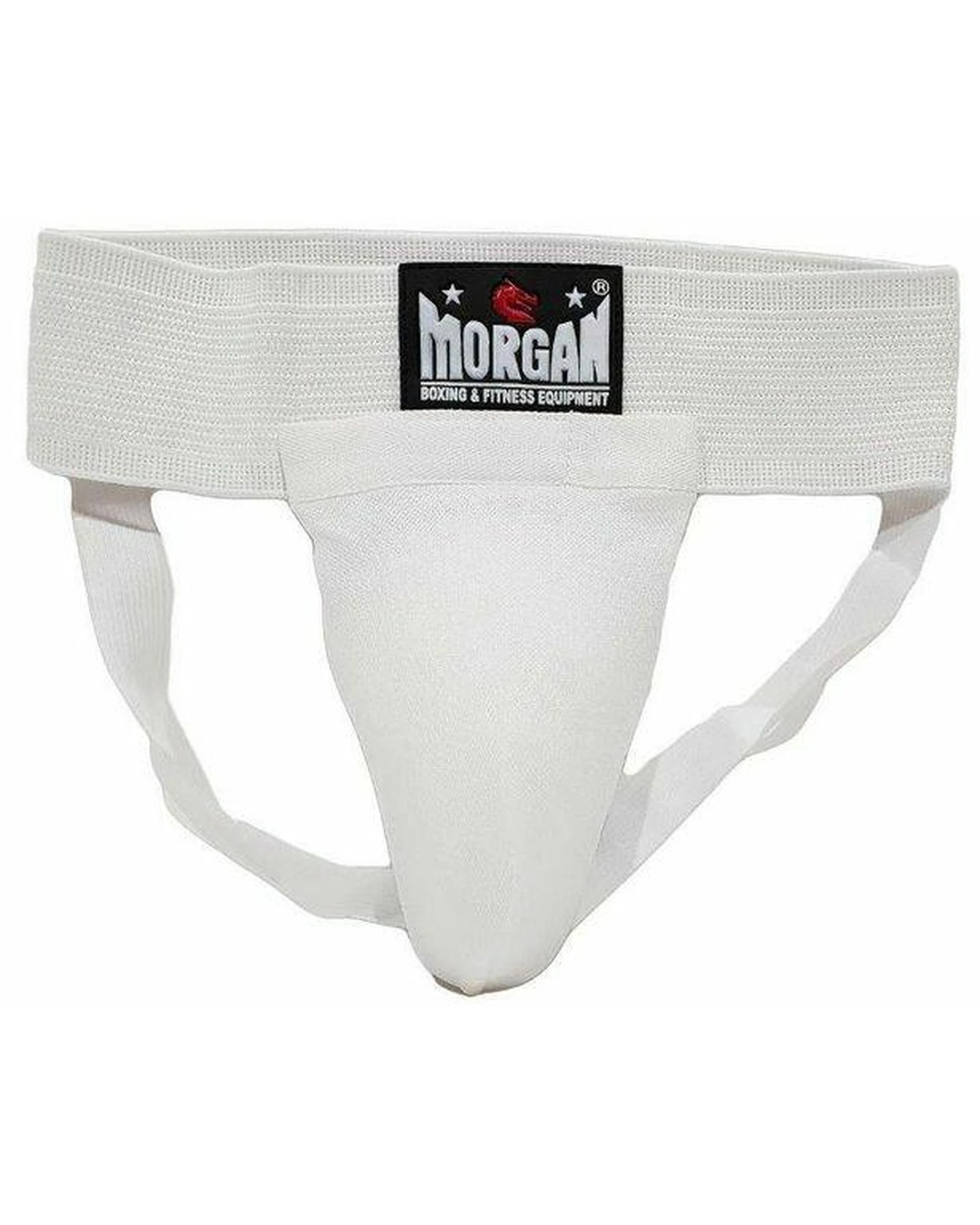 2 Morgan Classic Elastic Groin Guard With Cup Extra Large - Black, 2 of 3