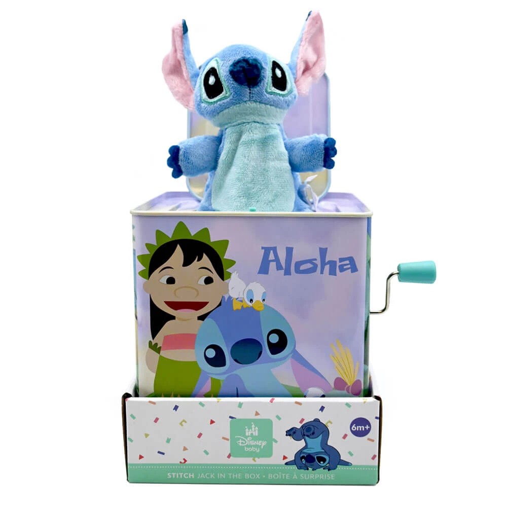 1 Disney Baby - Stitch, Jack-in-the-box, Activity Toy, 6 months+, 1 of 5