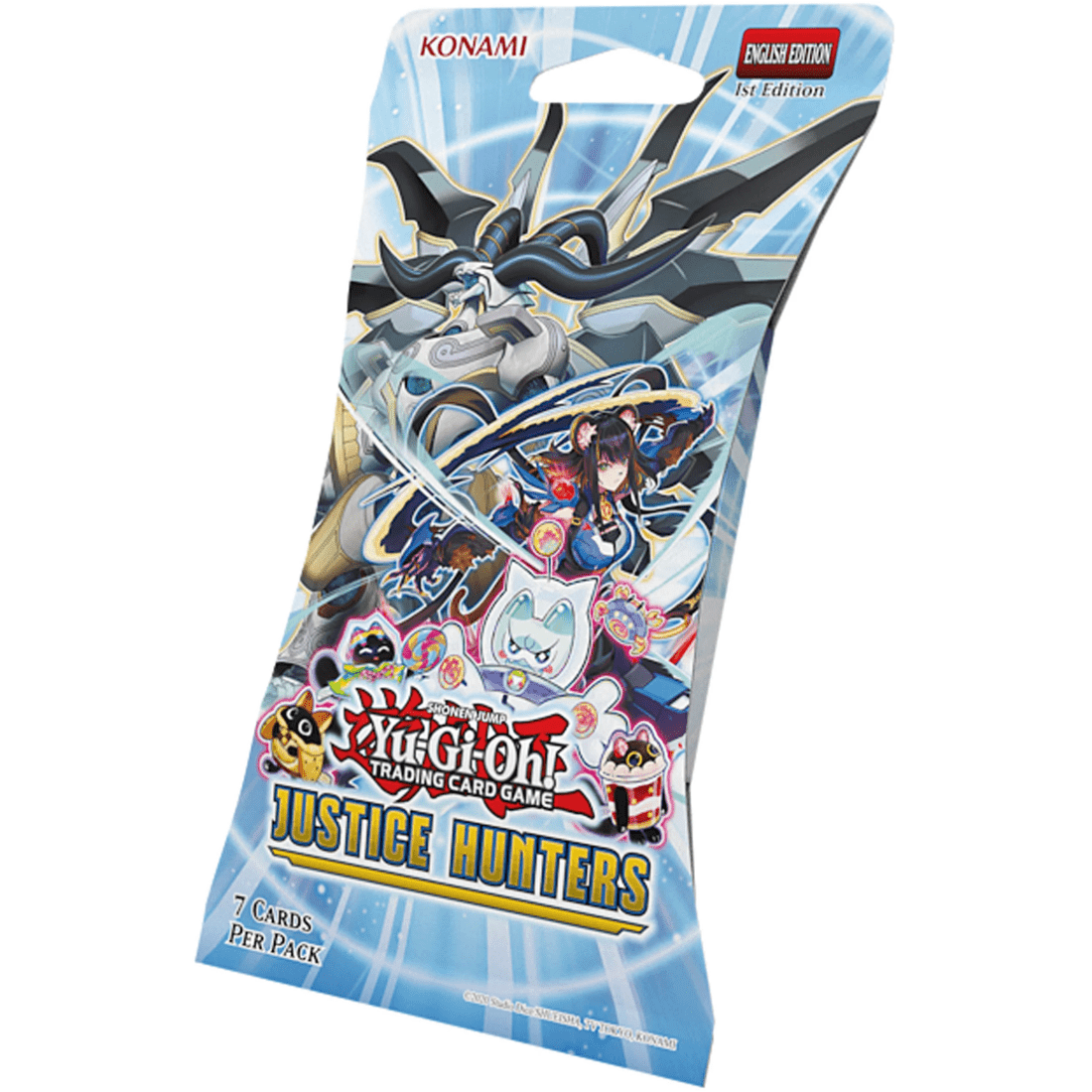 3 Konami Shonen Jump Yu-Gi-Oh! Trading Card Game: Justice Hunters Blister Pack, 3 of 3