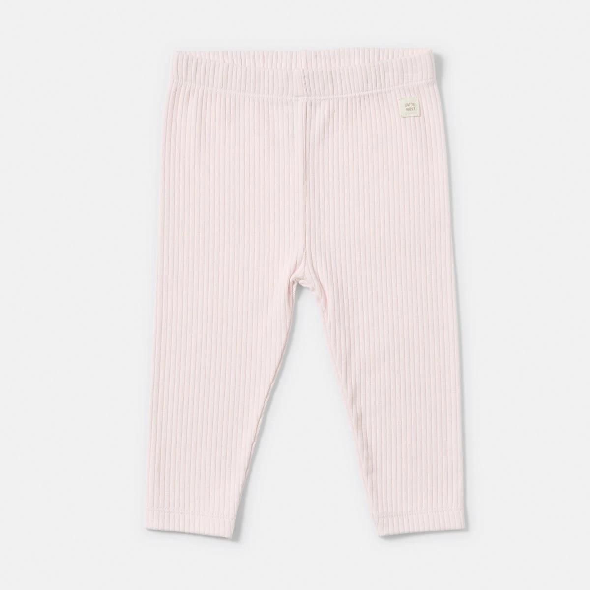 5 3 Pack Ribbed Leggings PINK, HONEY, LILY, 5 of 8