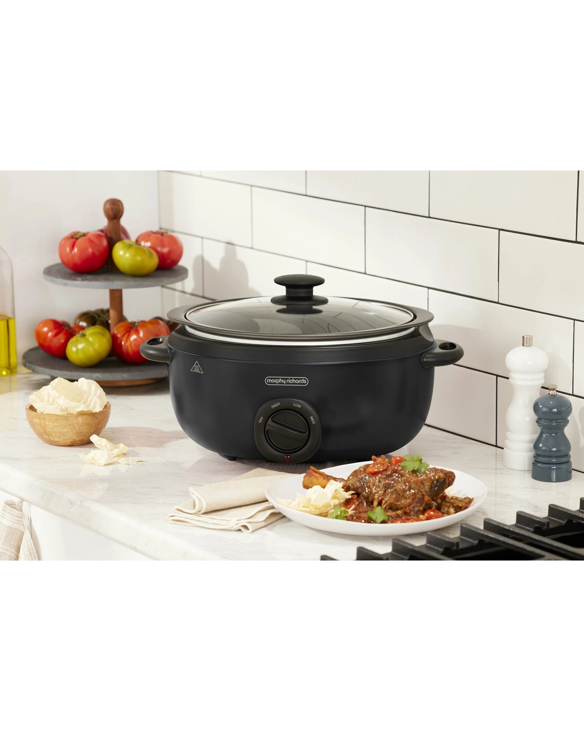 5 Morphy Richards 6.5L Slow Cooker Matte Black, 5 of 5