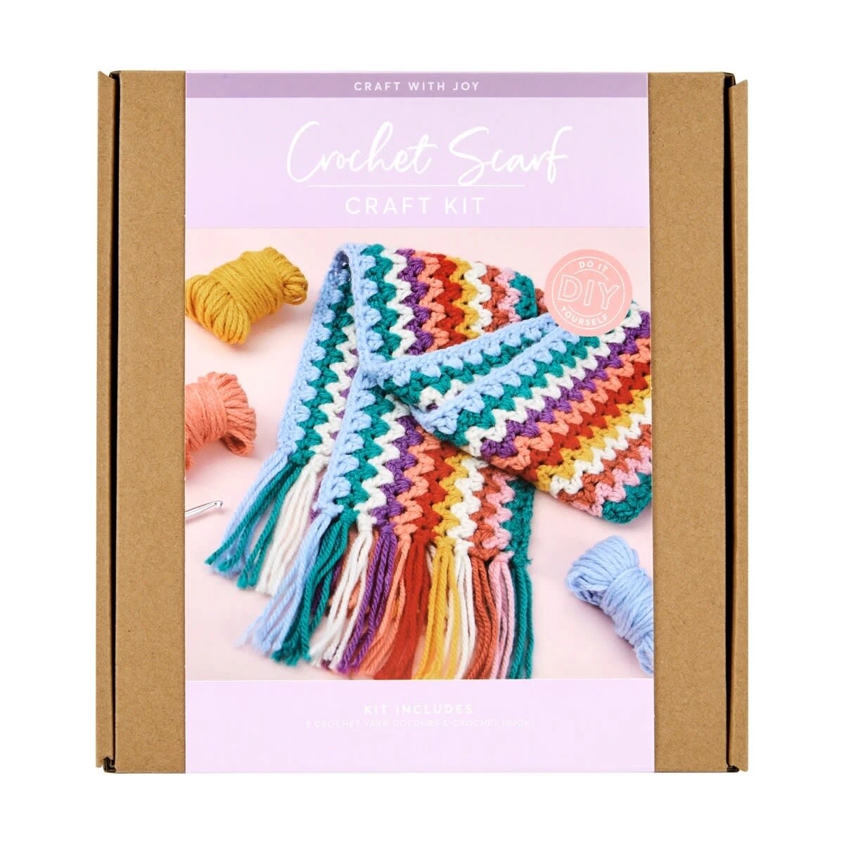 1 Crochet Scarf Craft Kit, 1 of 4