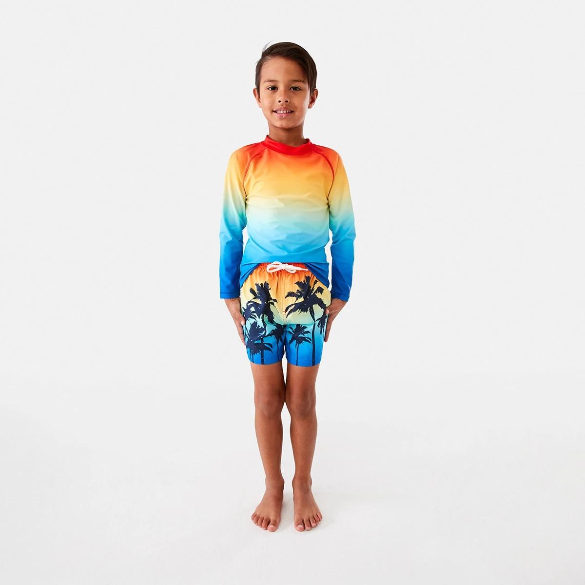 5 Printed Boardshorts Multi Ombr, 5 of 9