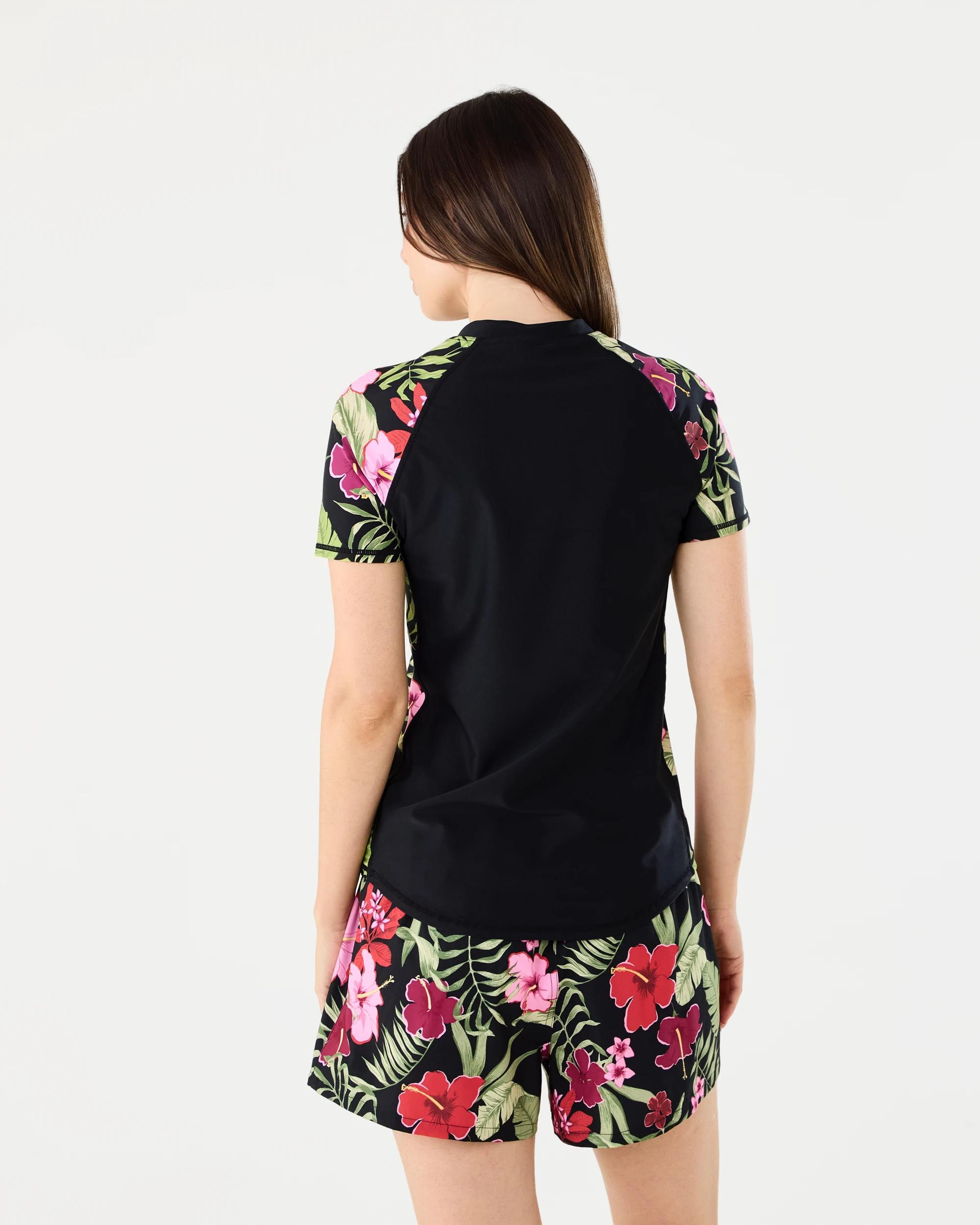 3 Short Sleeve Rash Vest Bltropfl, 3 of 7
