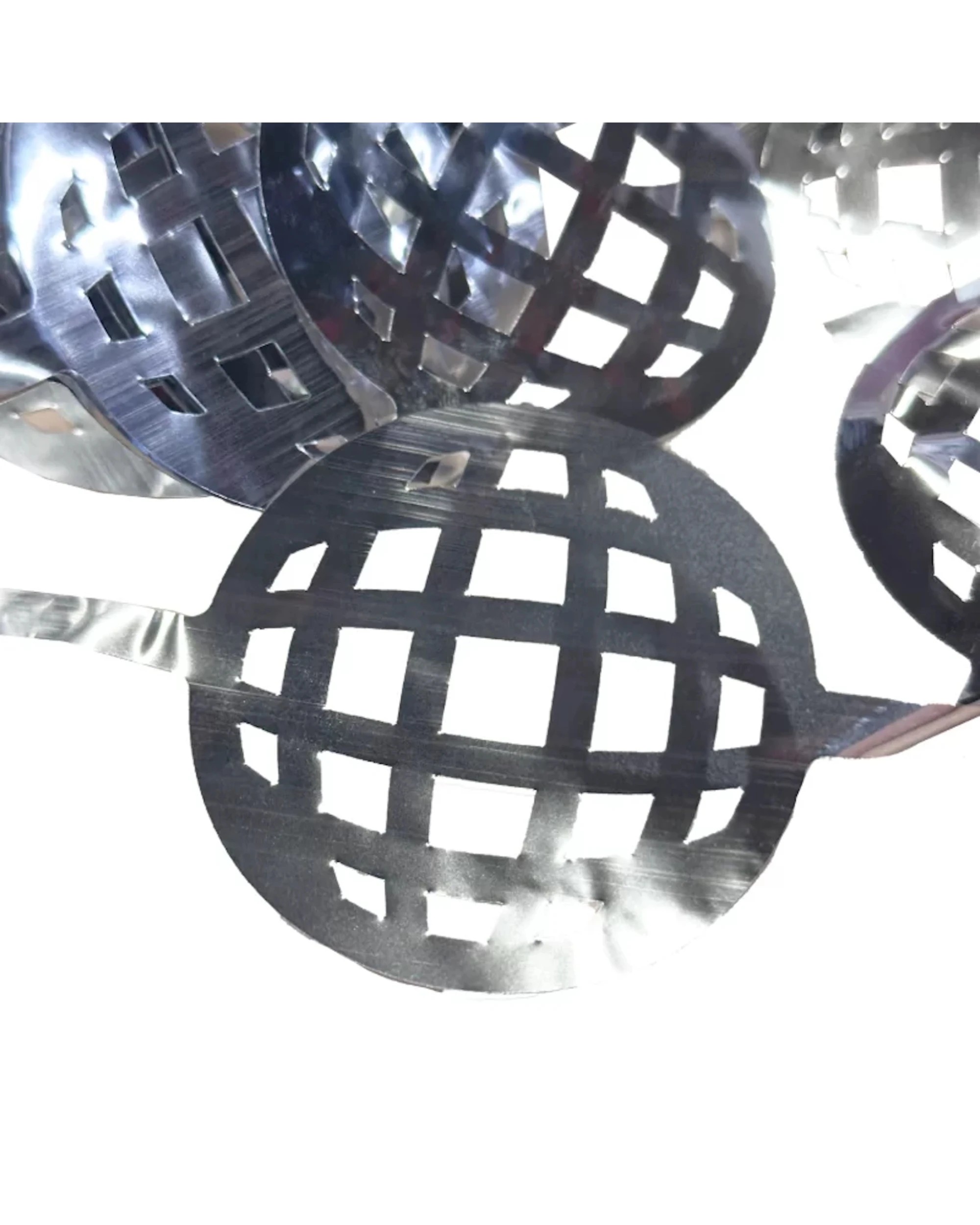 3 Party Maker Disco Ball Foil Backdrop Curtain 100cm x 200cm - Silver, 3 of 5