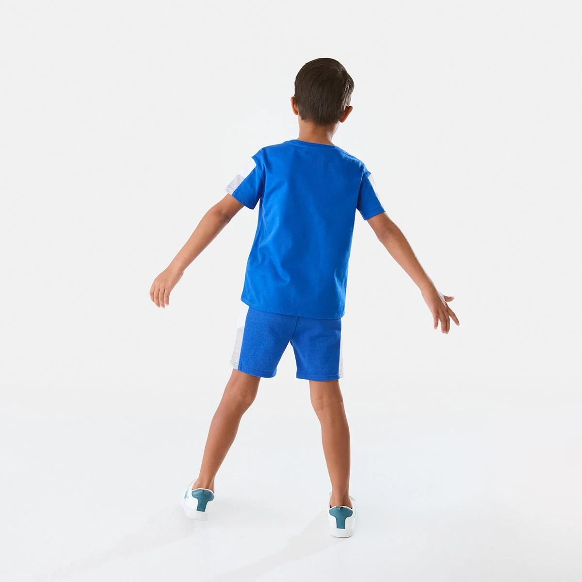 6 Sleeve Panel T-shirt Ntcl Blue, 6 of 8