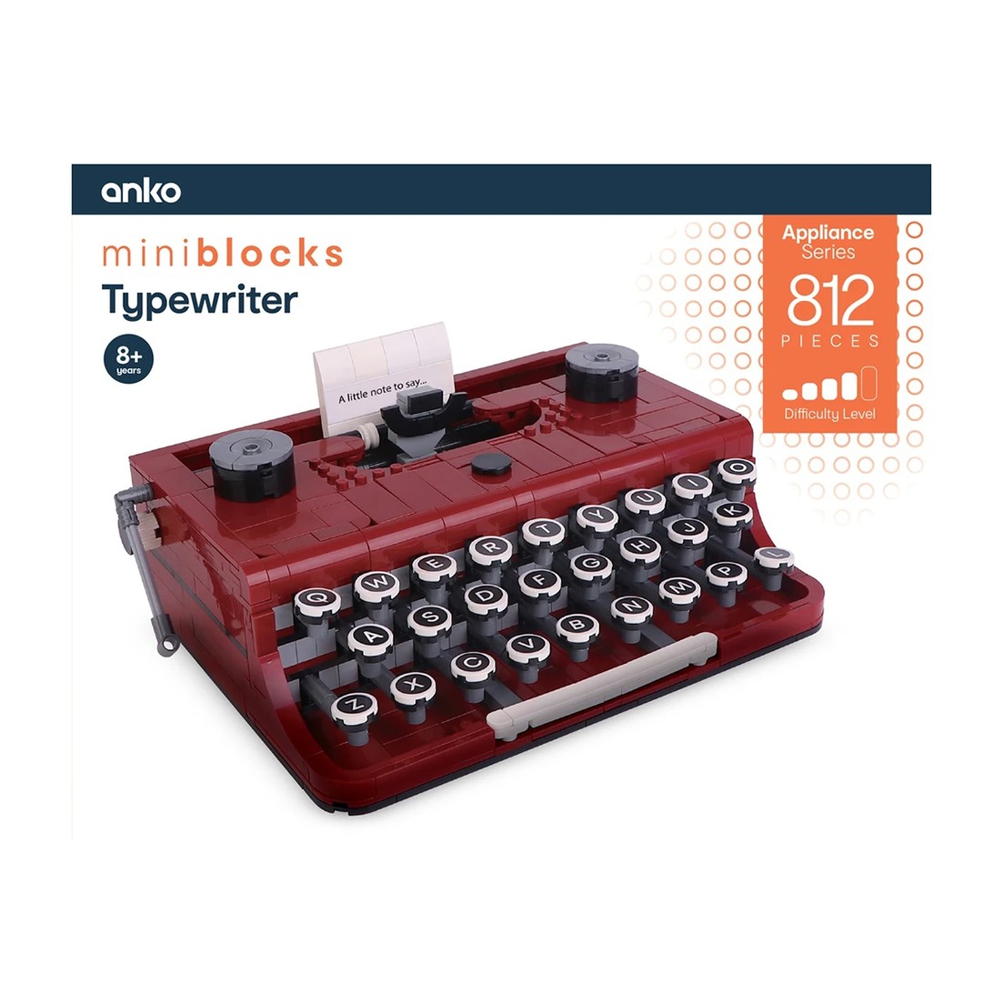 1 812 Pieces Mini Blocks Appliance Series: Typewriter, 1 of 3