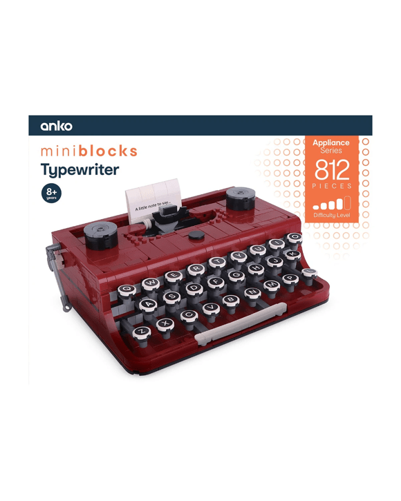 812 Pieces Mini Blocks Appliance Series: Typewriter