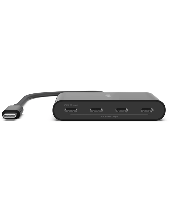 Belkin 4-Port USB-C Mini Hub - Black