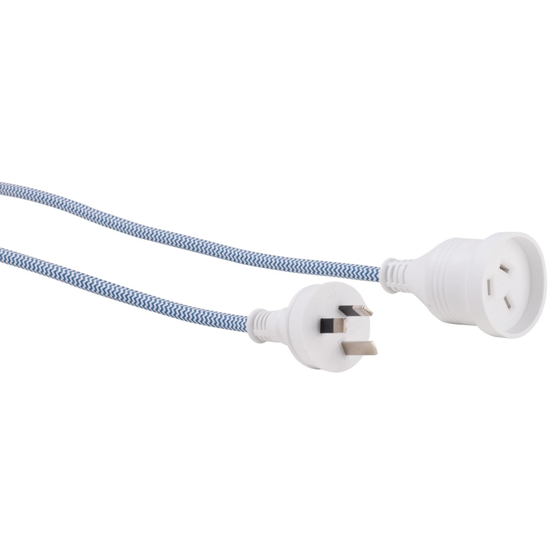 3 5m Arlec Braided Sheath Extension Lead - Blue, 3 of 4