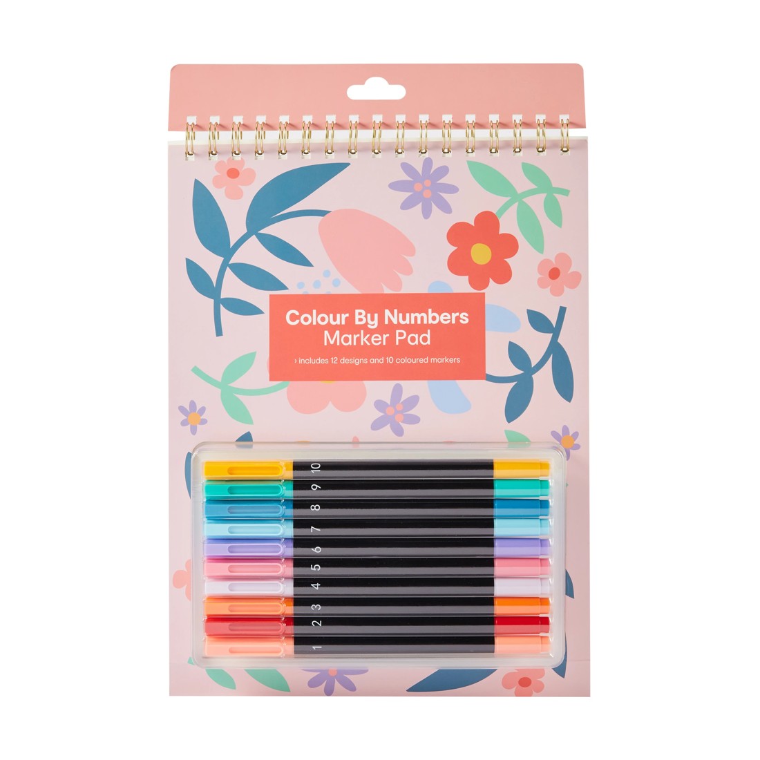 1 Colour by Numbers Marker Pad, 1 of 4