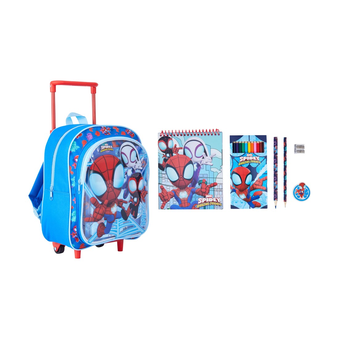 1 Marvel Spidey and His Amazing Friends Activity Backpack Trolley Kit, 1 of 10