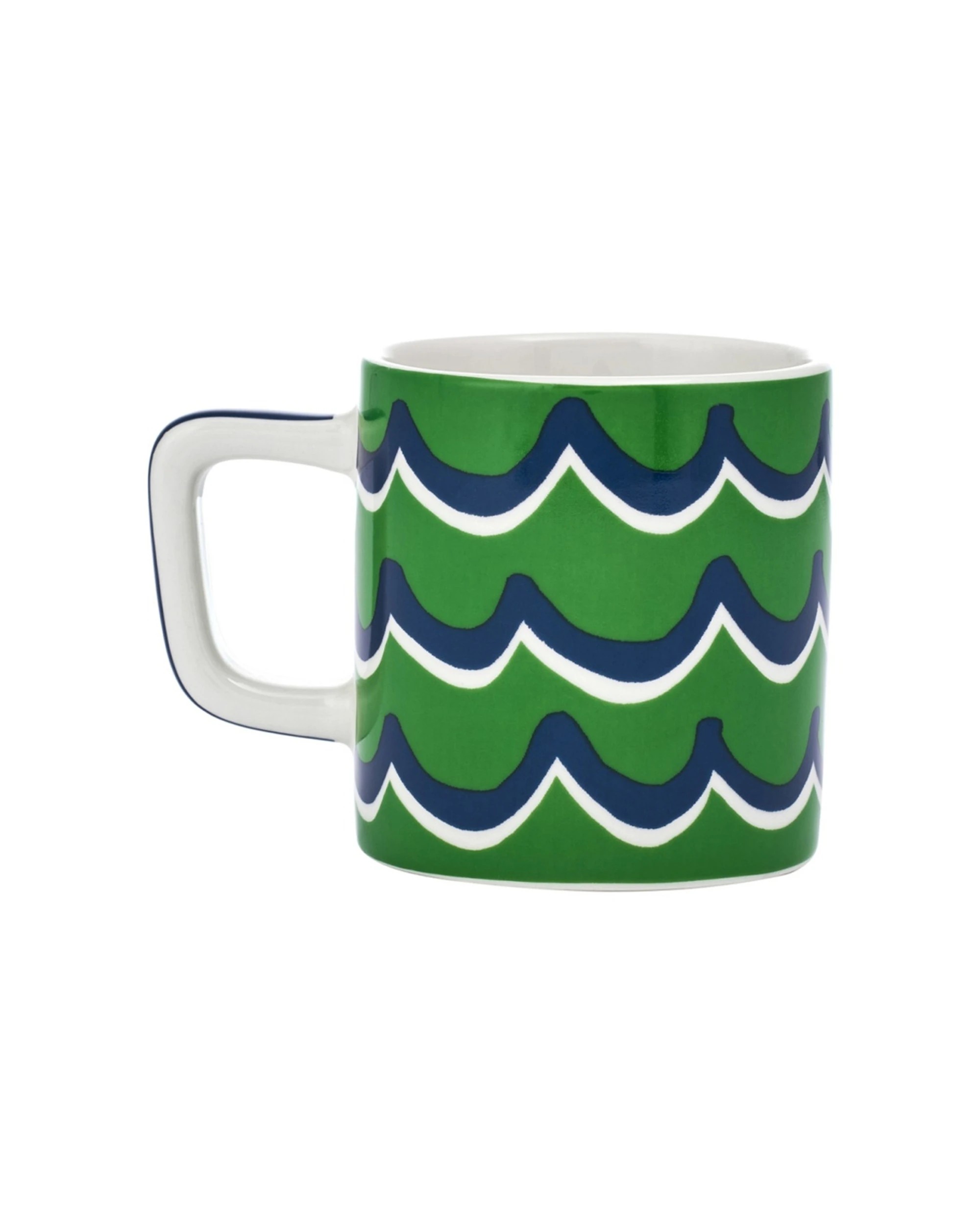3 La Cafetière 4pk Ceramic Espresso Drinking Mug Cup Set 120ml Cyan Tides - Green, 3 of 8