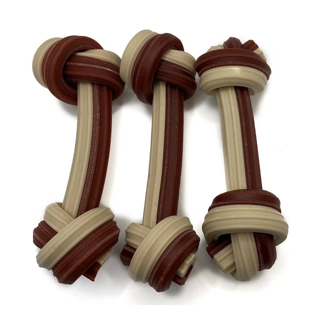 2 3 Pack Dog Treat Knotted Bones, 2 of 3