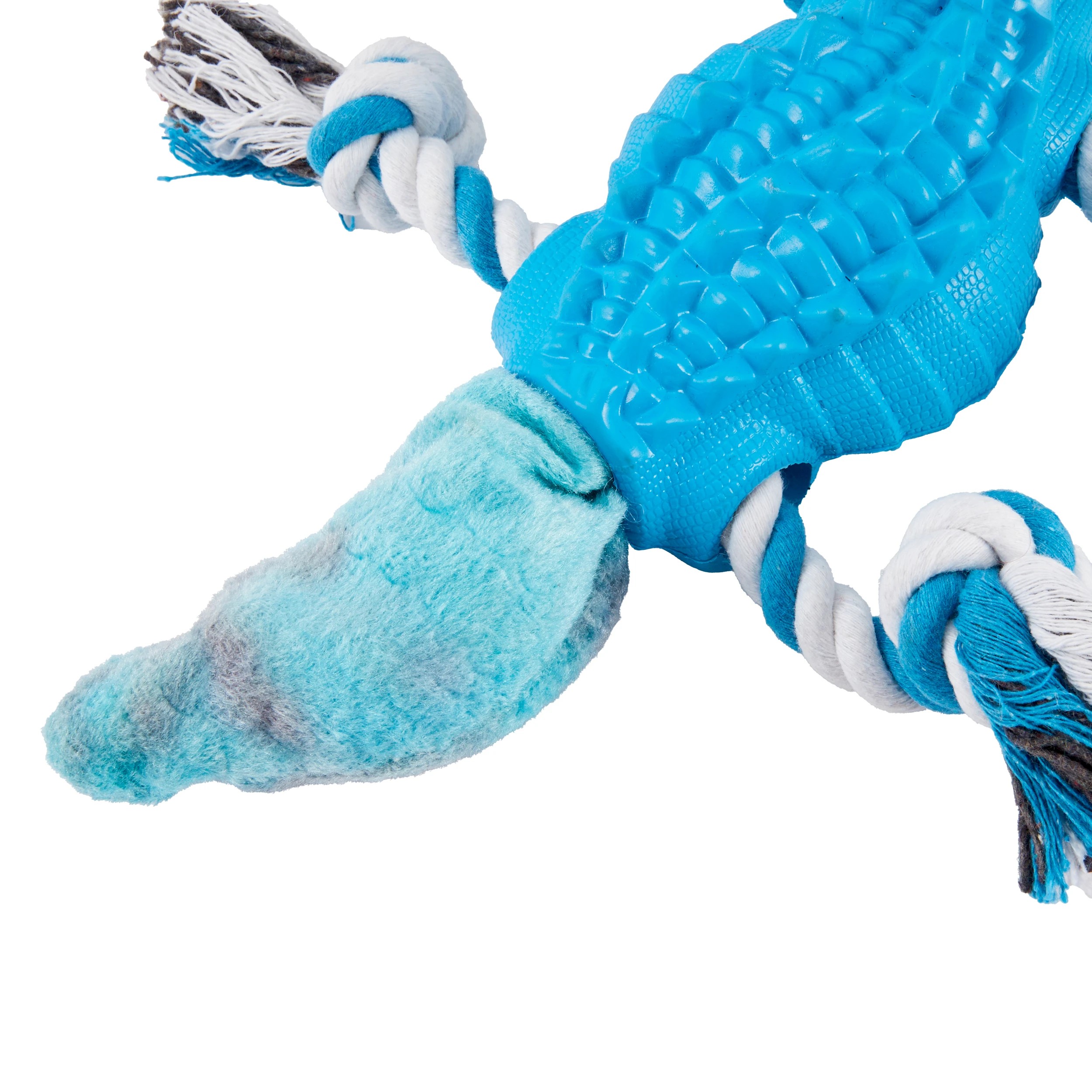 3 Pet Toy Plush Rope and Treat Dinosaur, 3 of 4