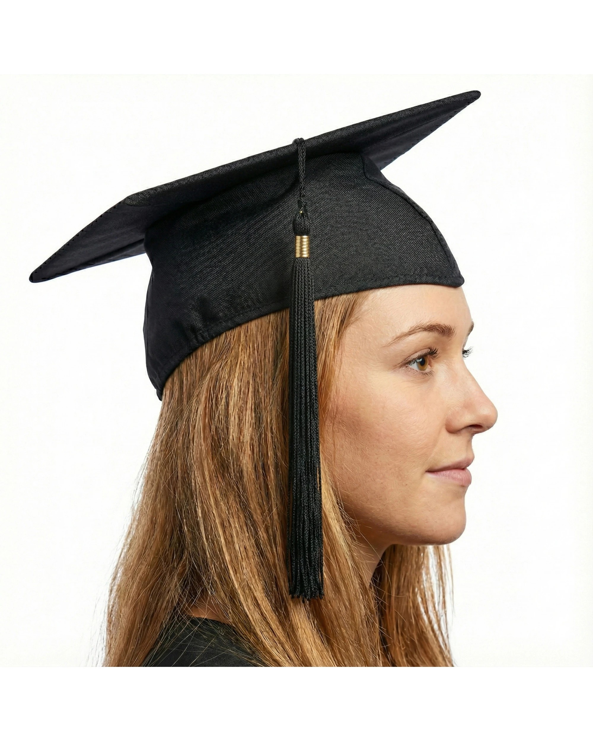 2 BR Costumes Deluxe Graduation Mortar Board Cap for Bachelor’s Degree, 2 of 2