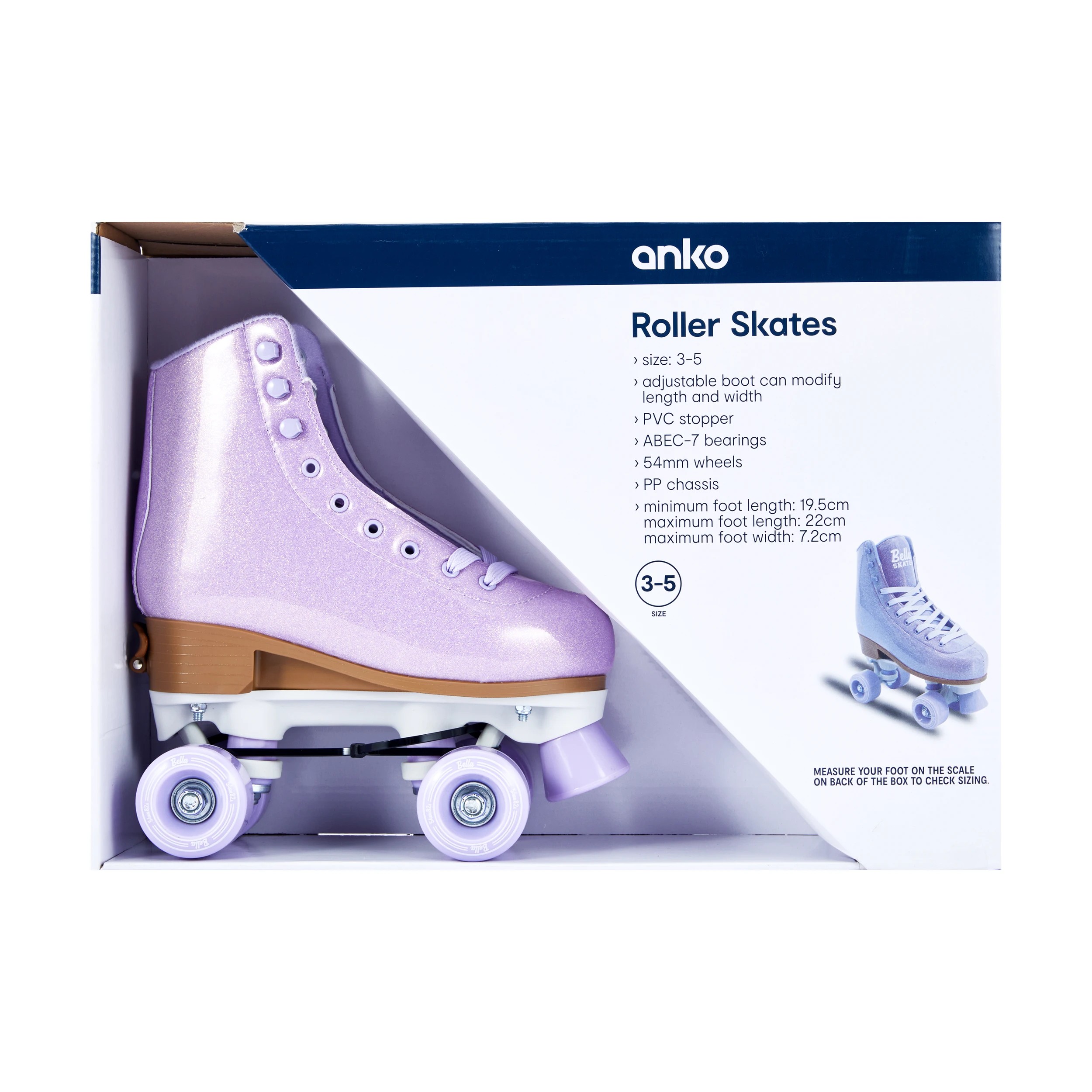 7 Roller Skates - Ombre, Size 3 to 5, 7 of 8