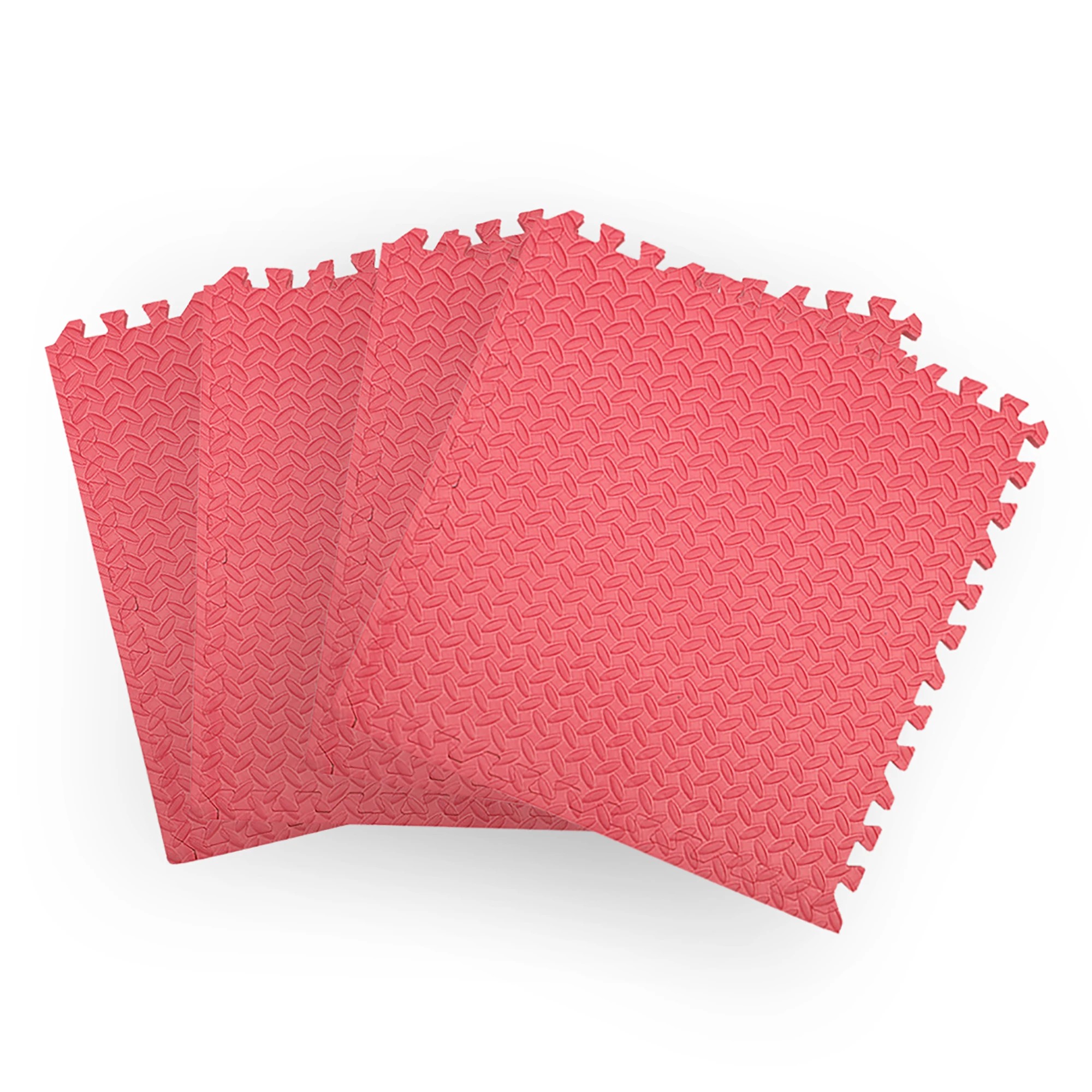 1 Bopeep Bo Peep 4X Eva Foam Mat Heavy Duty Fitness Interlock Floor Mat In Colour - Red, 1 of 6