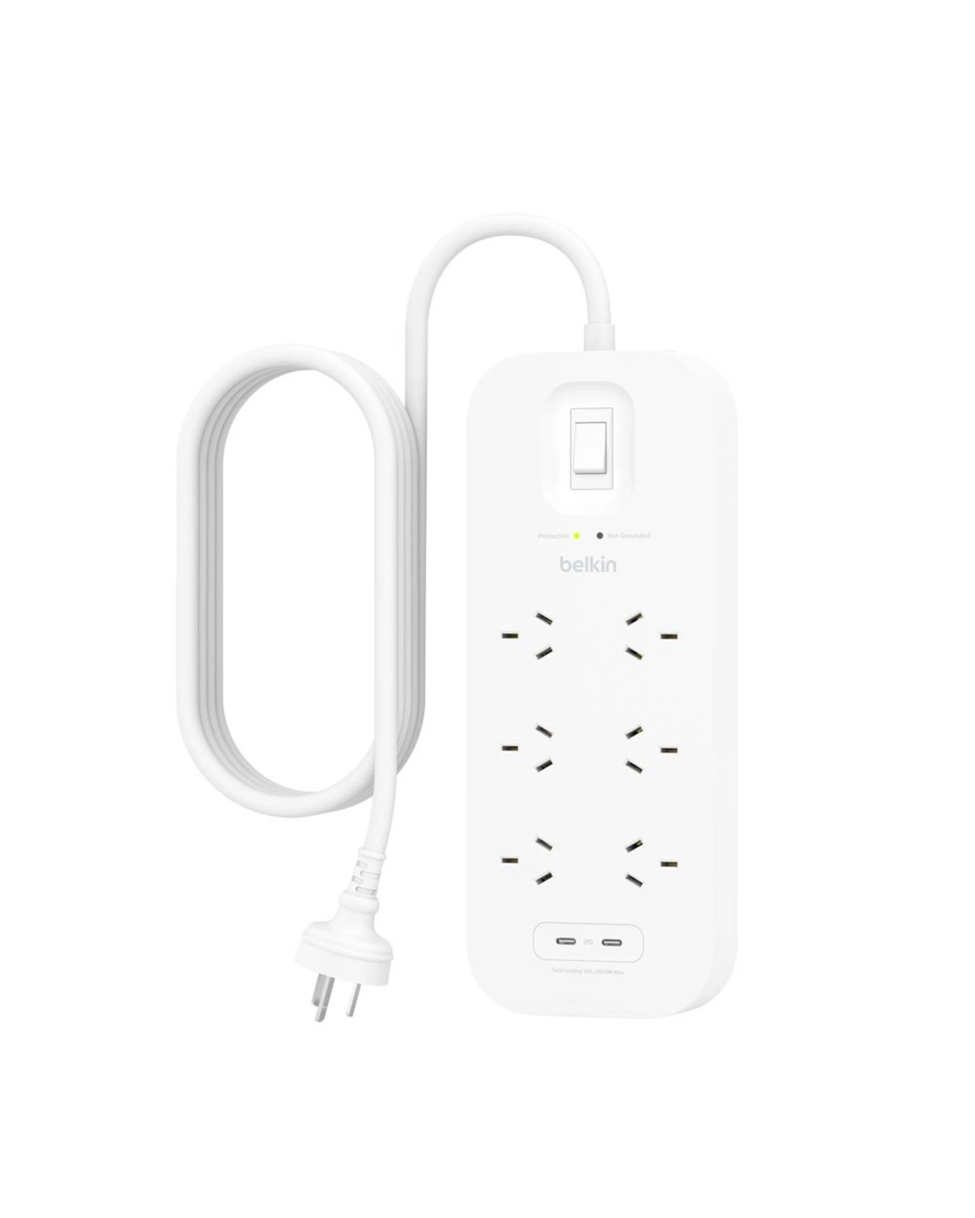 5 Belkin - Connect 6-Outlet 2 USB Surge Protector, 5 of 5