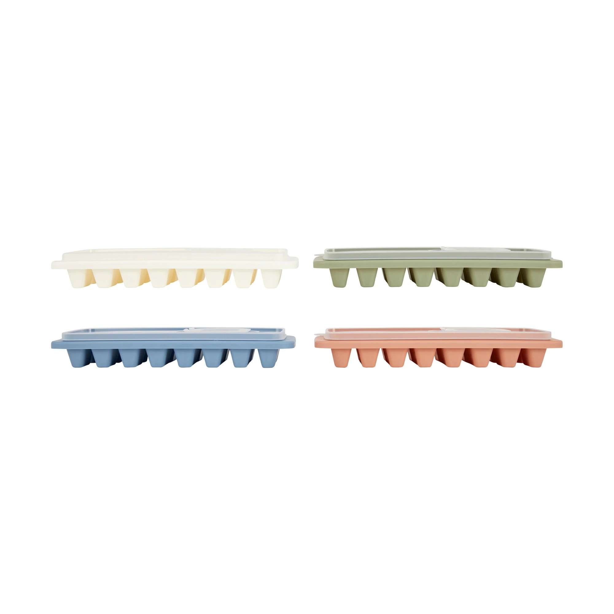 4 Ice Cube Tray With Lid - Assorted, 4 of 10