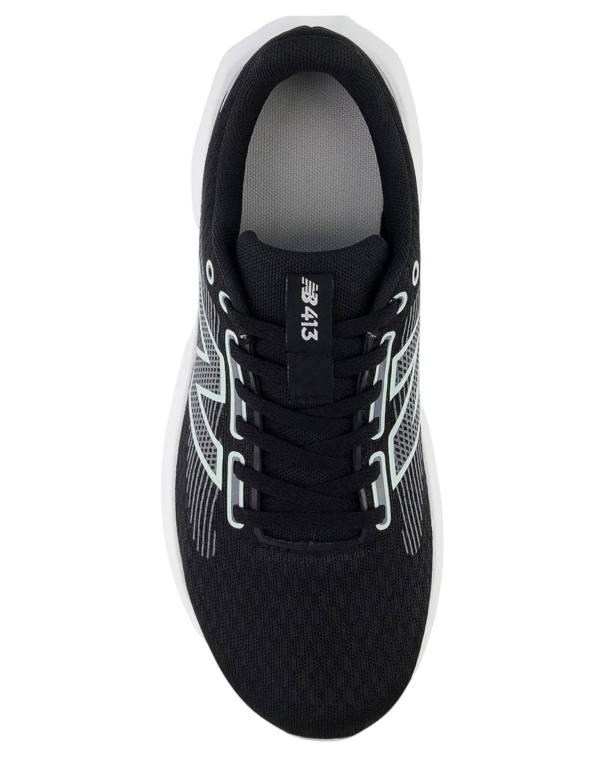 5 New Balance Womens 413 Black/ Multi Athletic Running Shoes BLACK/MULTI, 5 of 5