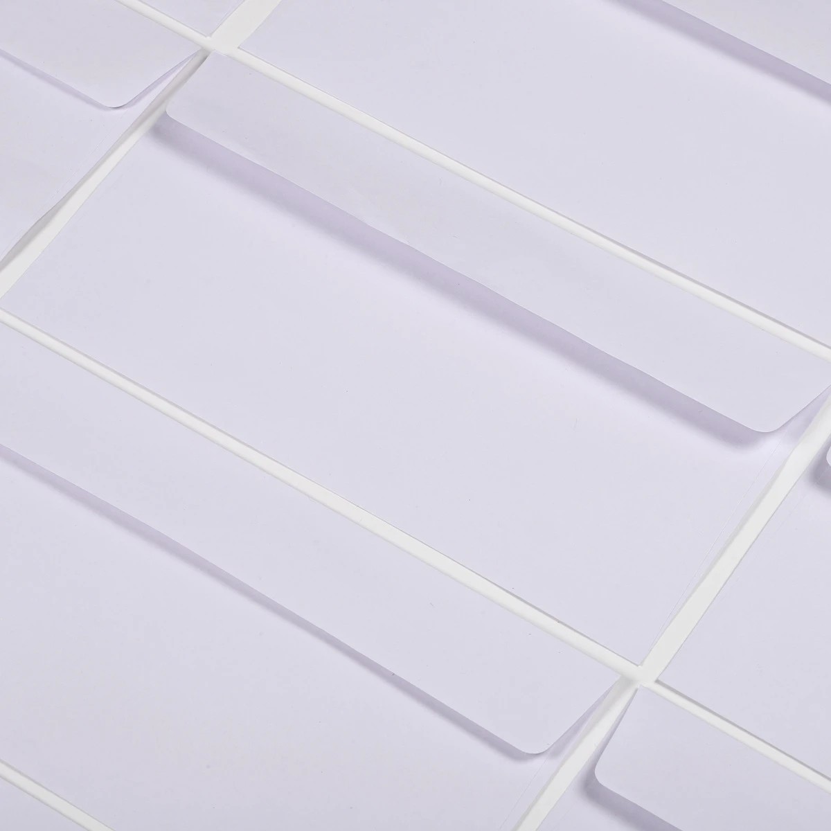 4 100 Pack DL Peel and Seal Envelopes - White, 4 of 5