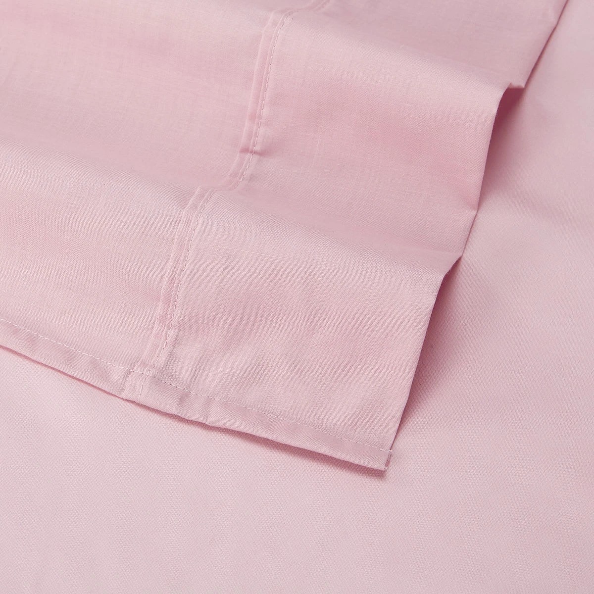 6 180 Thread Count Sheet Set - King Single Bed, Pink, 6 of 9