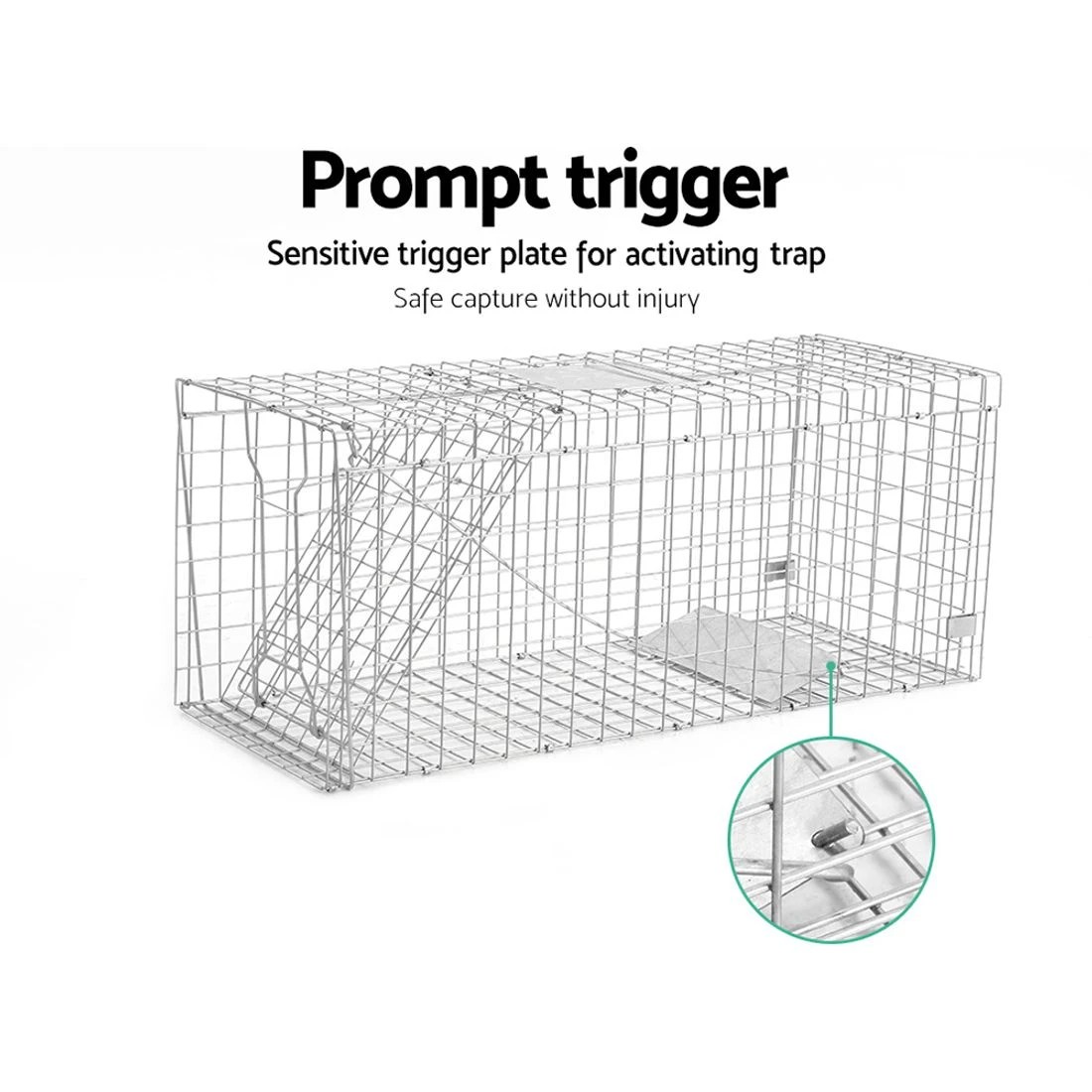 3 Gardeon Animal Trap Cage Possum 150x50cm - No Color, 3 of 6