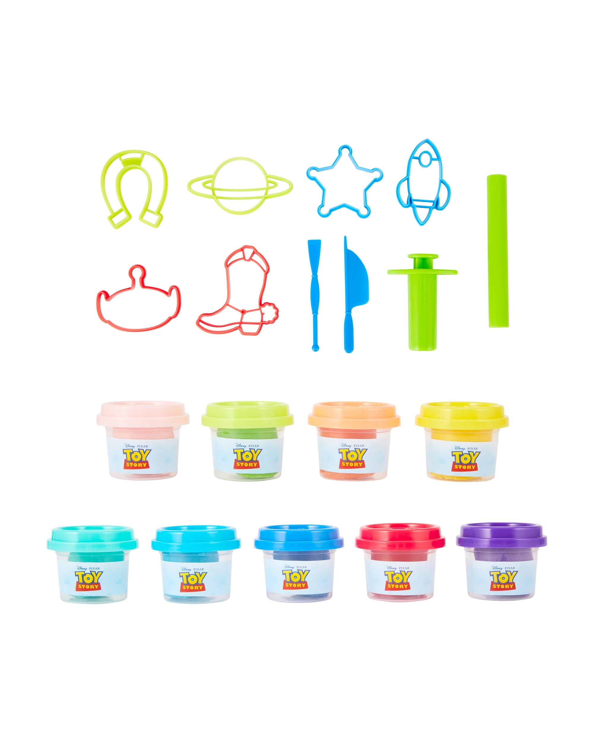 2 9 Pack Disney Pixar Toy Story Dough and Stencils Set, 2 of 5