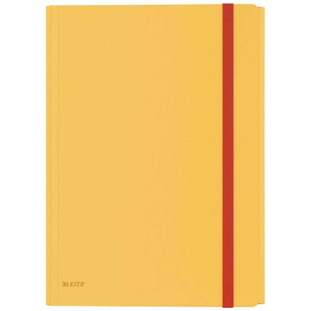 1 Leitz Cosy A4 3-Flap Folder with Display Book Yellow, 1 of 2