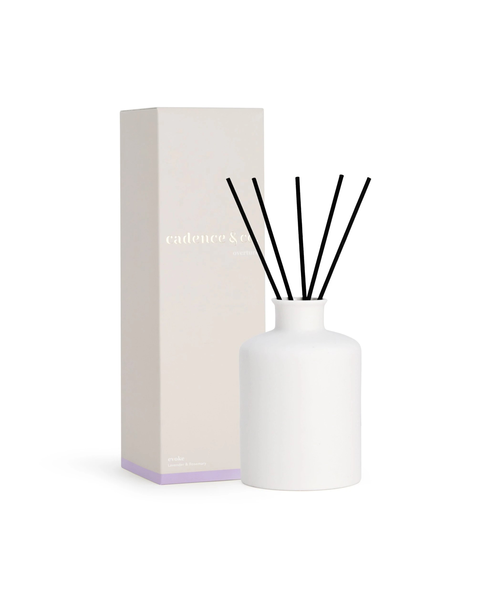 Cadence & Co. Overture Essential Oils Reed Diffuser Evoke: Lavender ...