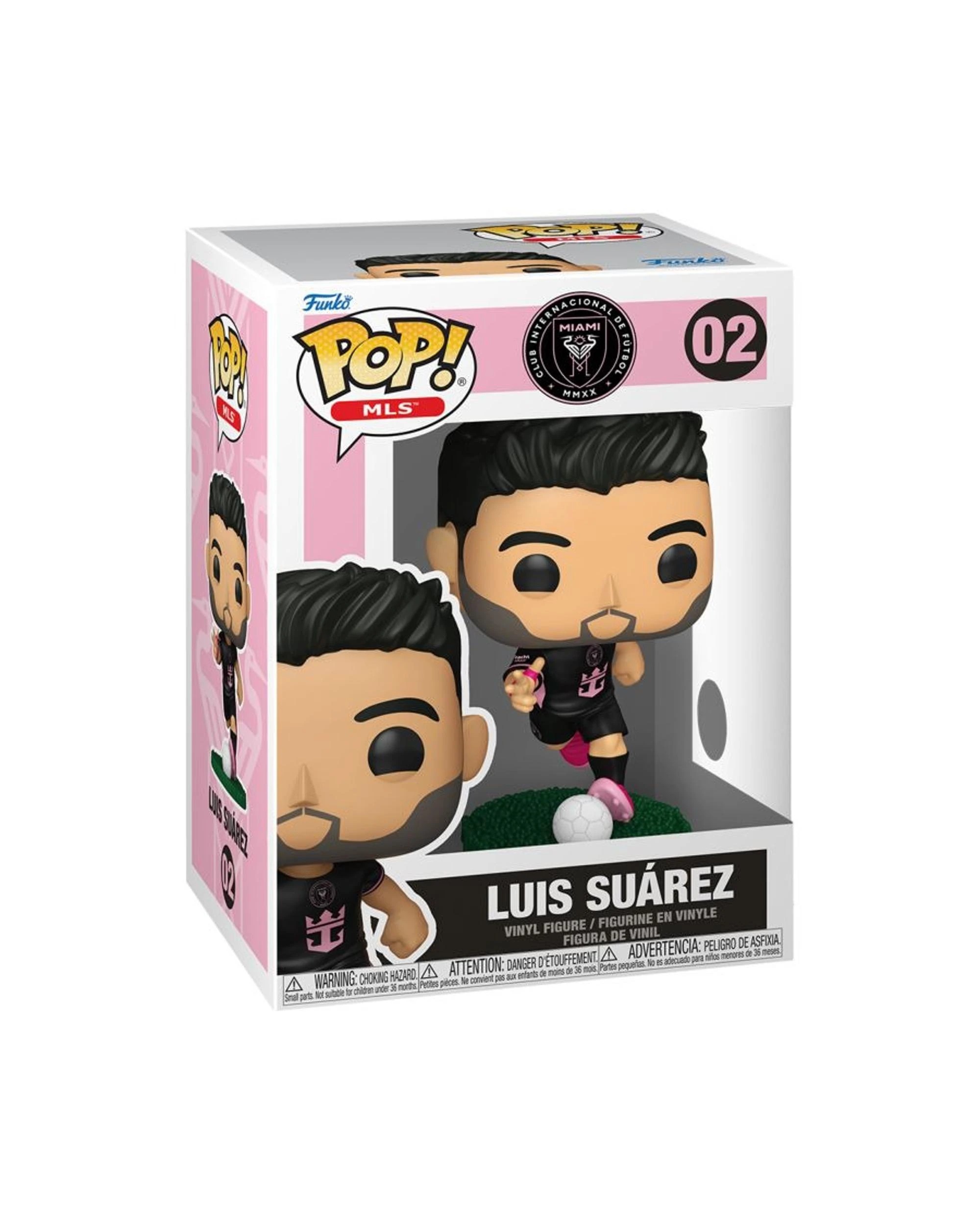 3 MLS Soccer Inter Miami Luis Suarez - Away -  Funko POP! Vinyl, 3 of 3